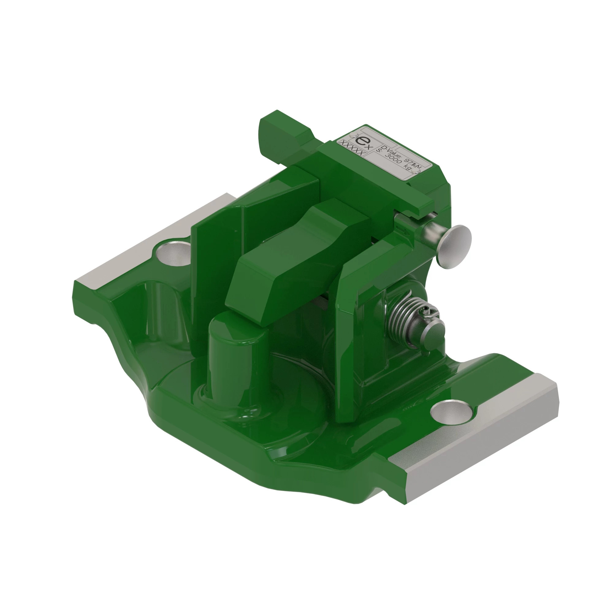 John Deere 3-In-1 Rail System Attachment with Piton Fix Wagon Hitch, Horizontal Insert - BL17100