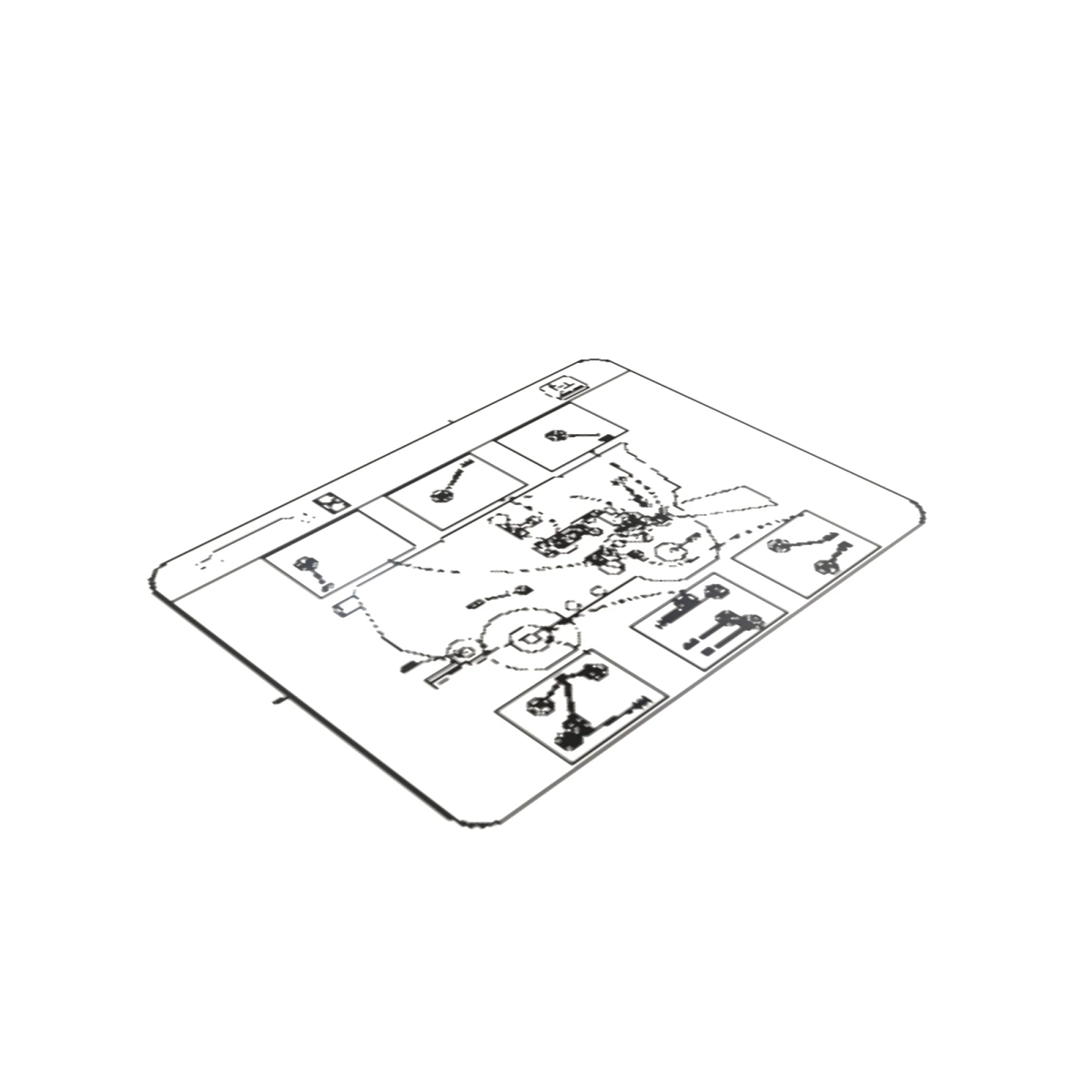 Label, Decal, Right Hand Lube Chart