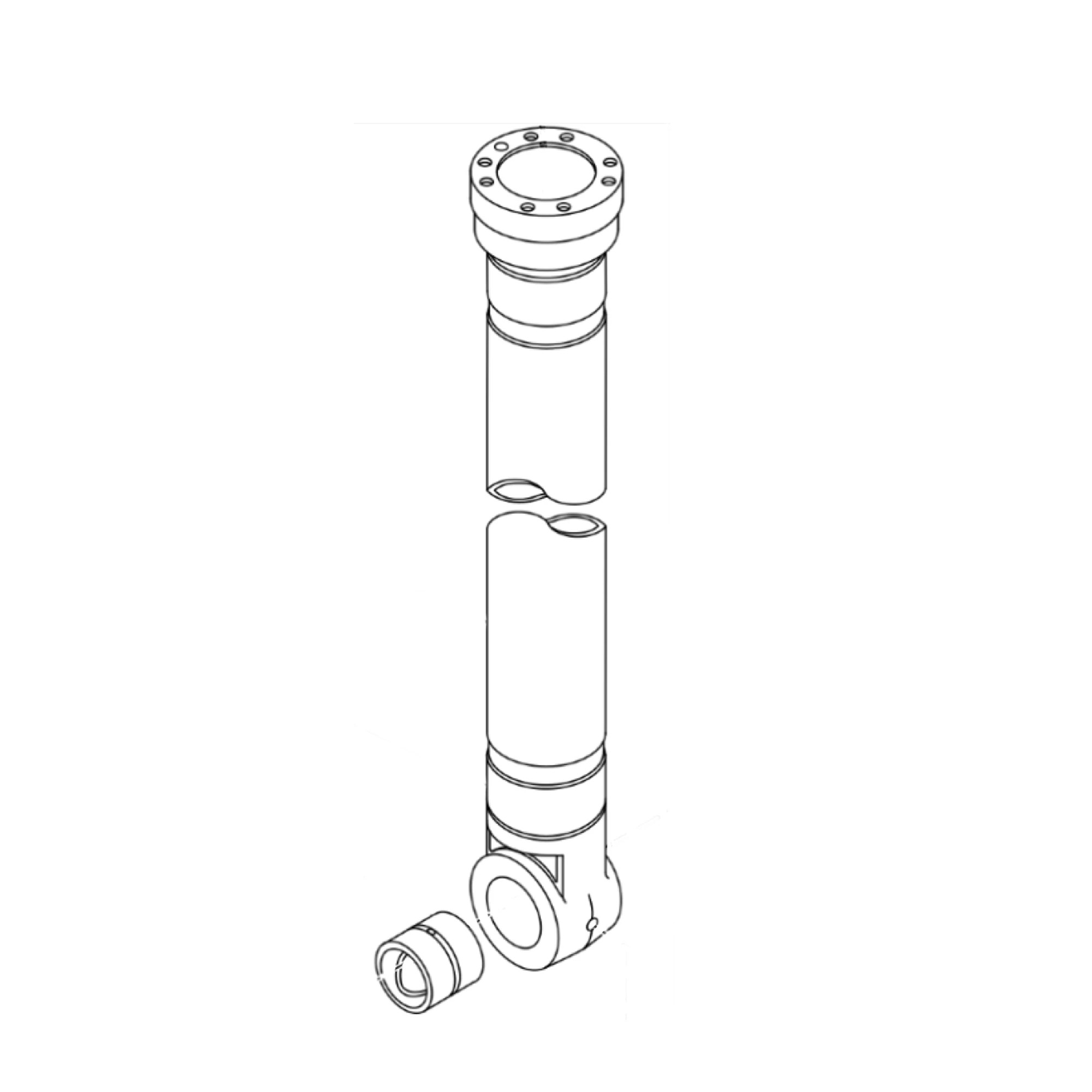 John Deere Boom Hydraulic Cylinder Barrel - FXB00001204