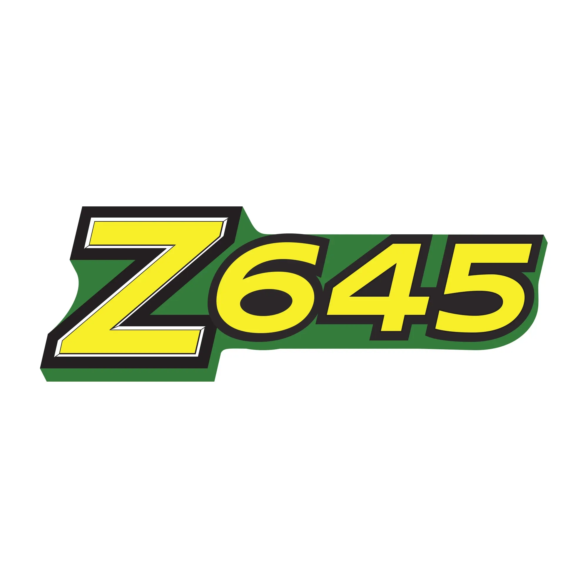 John Deere Z645 Model Number Label - M162290
