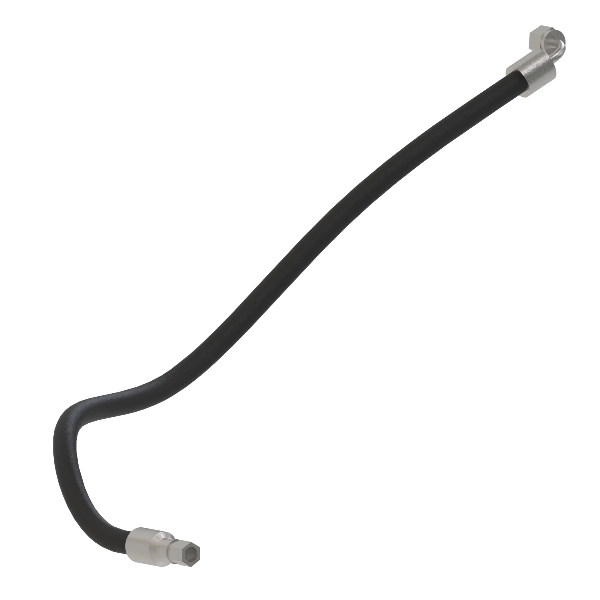 John Deere Vulcanized Rubber Hydraulic Hose with Nylon Braid - F059416