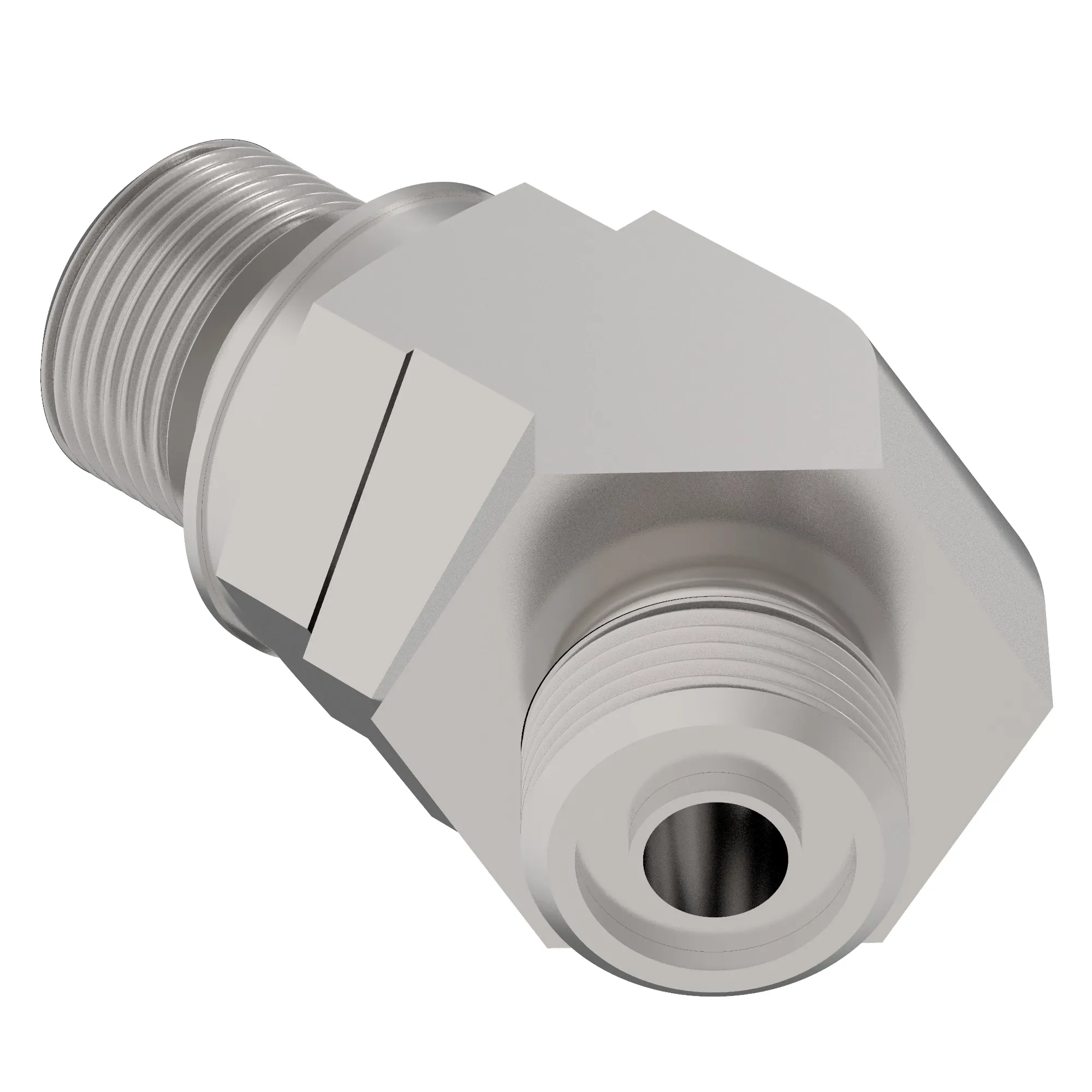 45 DEG ADJ STUD ELBOW (SDE45), ORFS
