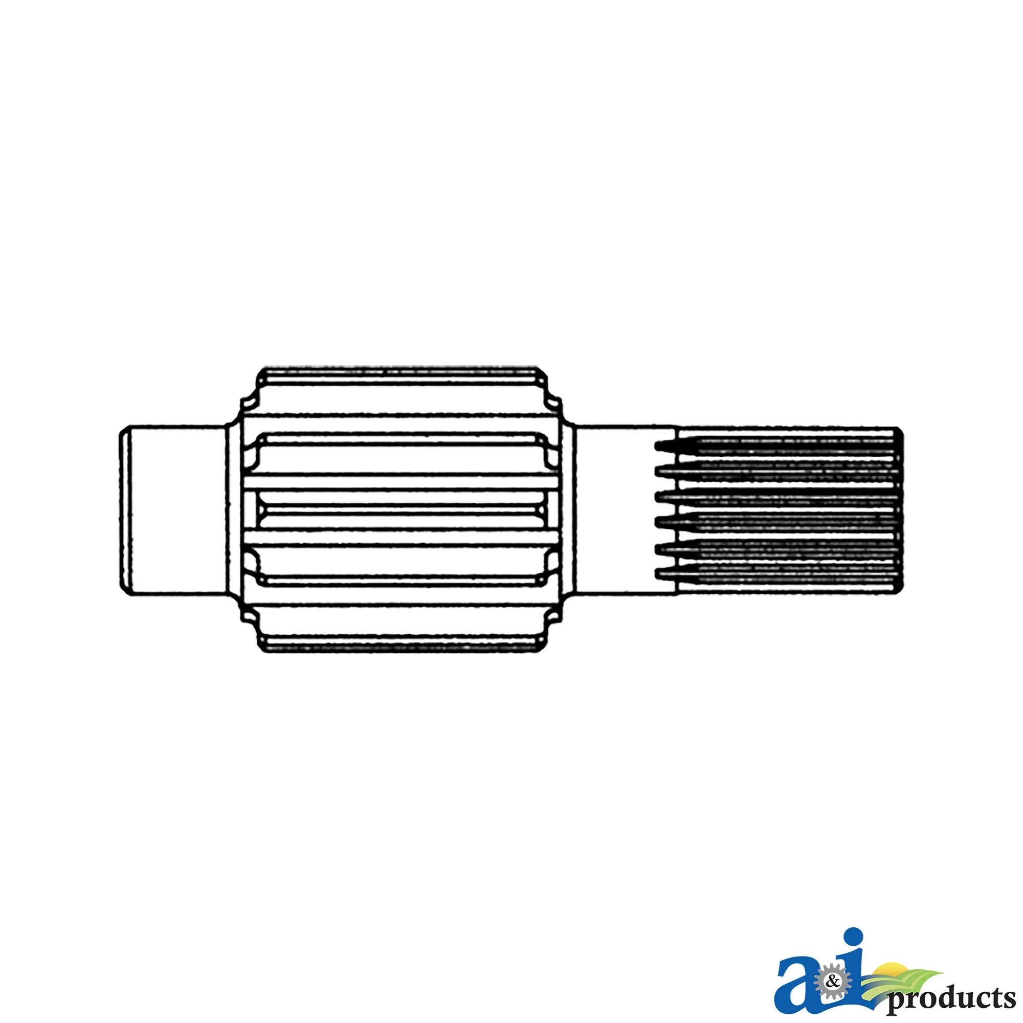 A&I Products Final Drive Pinion Shaft - A-H93884
