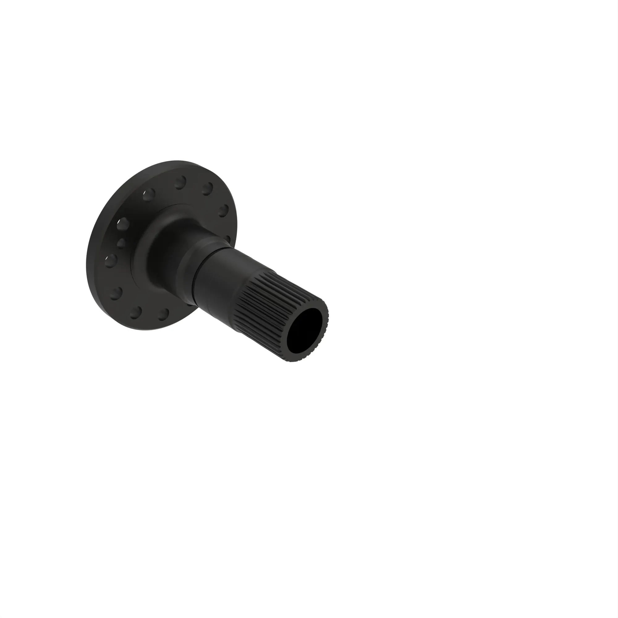 John Deere Upper Front Feedroll Flange Shaft - HXE52819
