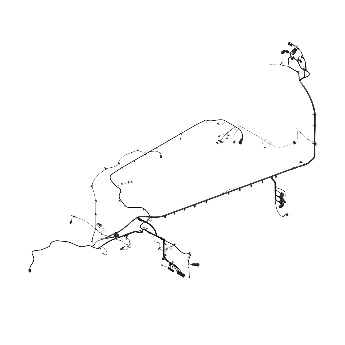 John Deere Left Side Control Unit 1 (LC1) Main Wiring Harness - AXE34182