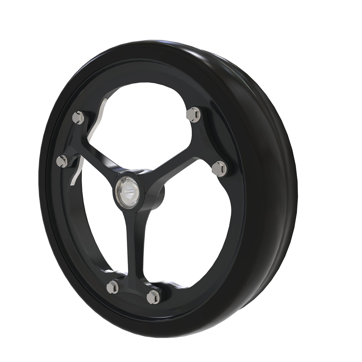 John Deere Heavy-Duty Spoked Gauge Wheel Assembly - AA110983