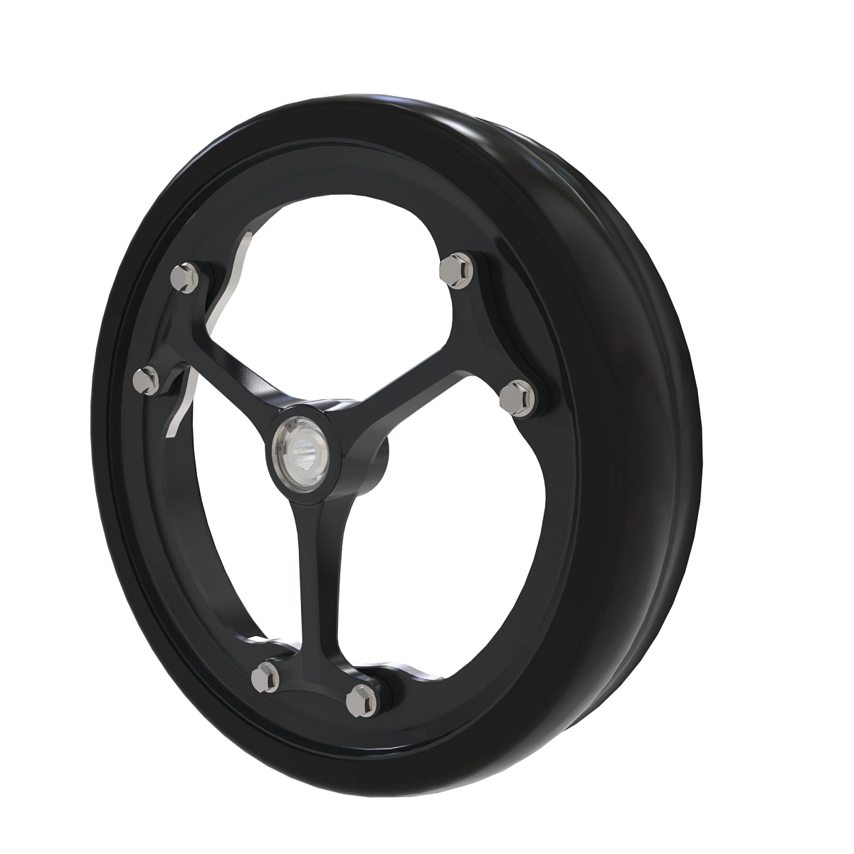 John Deere Heavy-Duty Spoked Gauge Wheel Assembly - AA110983