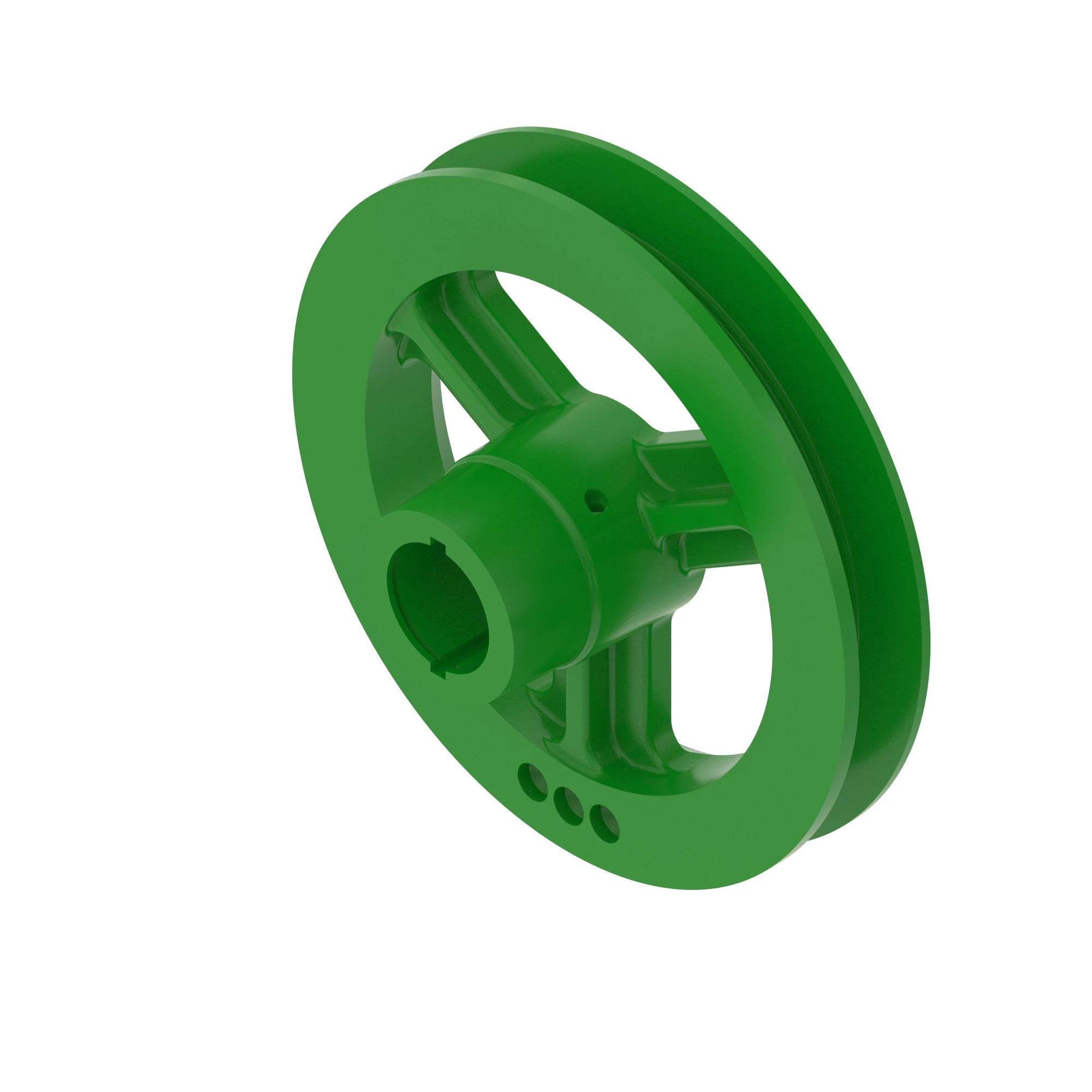 John Deere Feedehead Lower Shaft Sheave - H108889