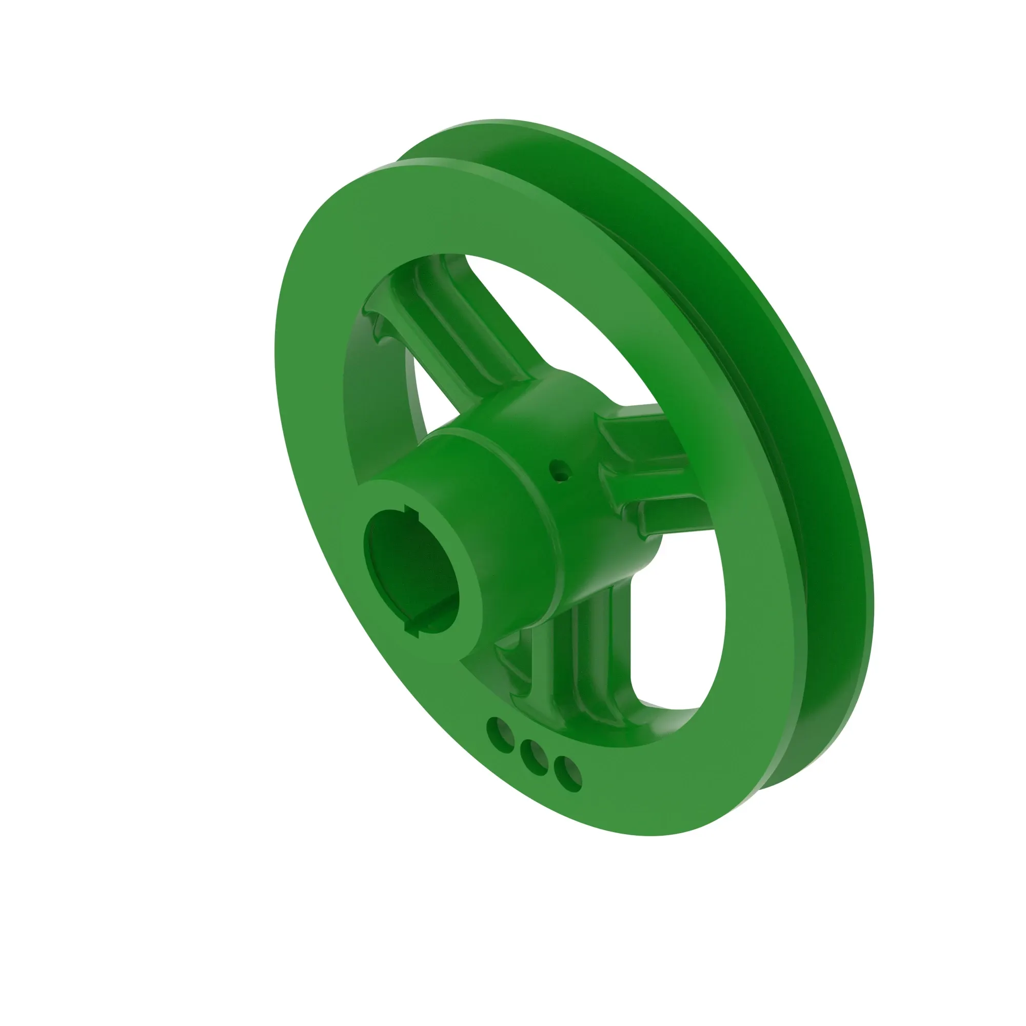 John Deere Feedehead Lower Shaft Sheave - H108889