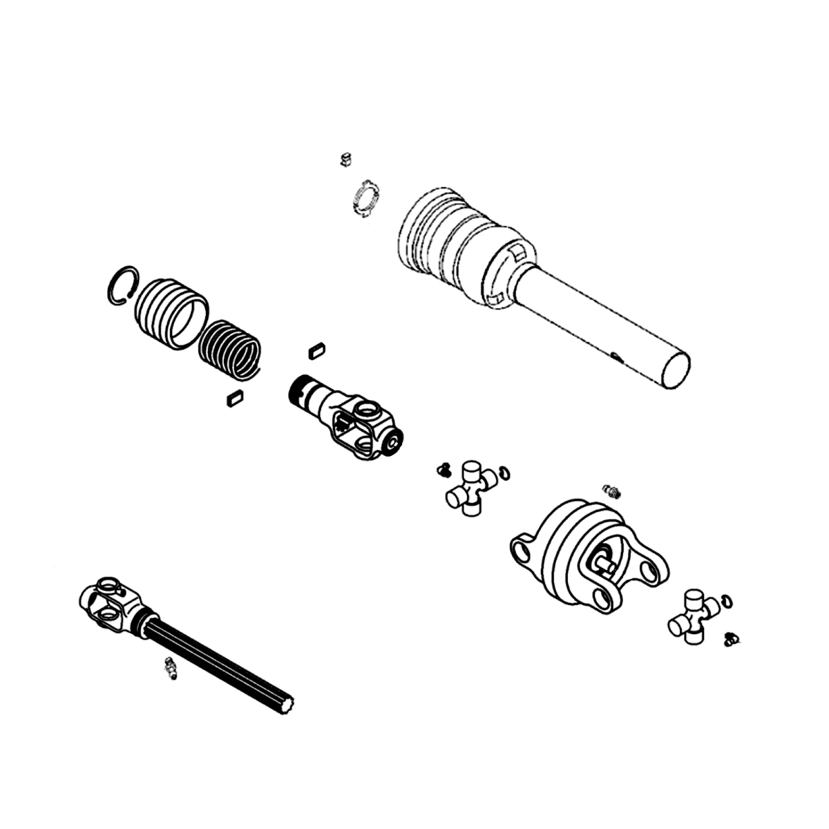 Universal Joint With Shaft