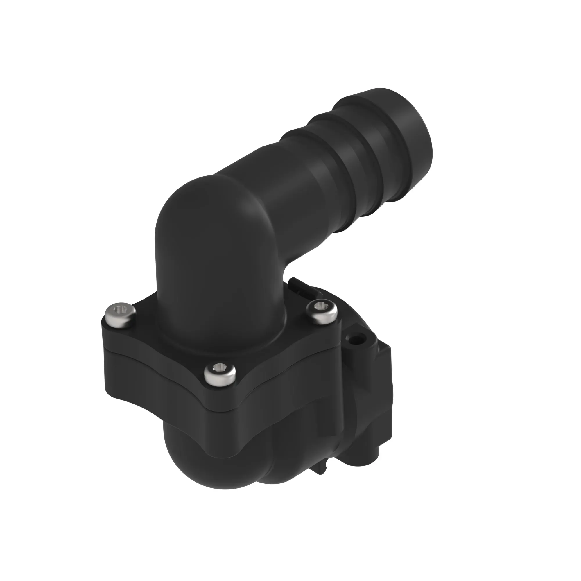 180 DEG ASM, 20QC X HOSE BARB