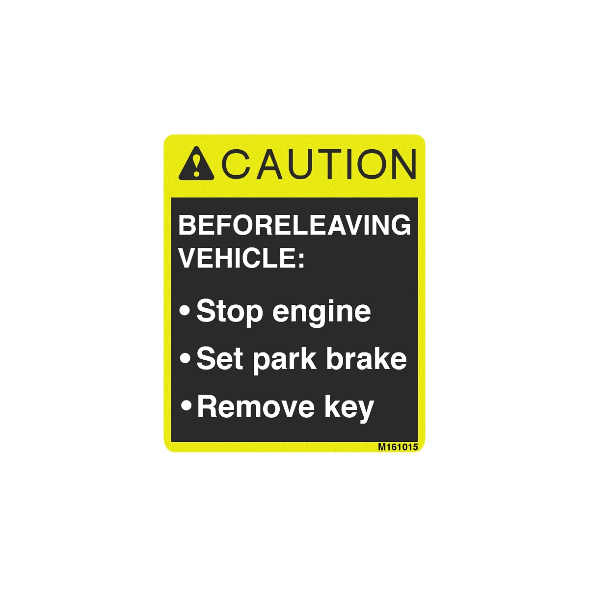 Label, Caution (Eng)