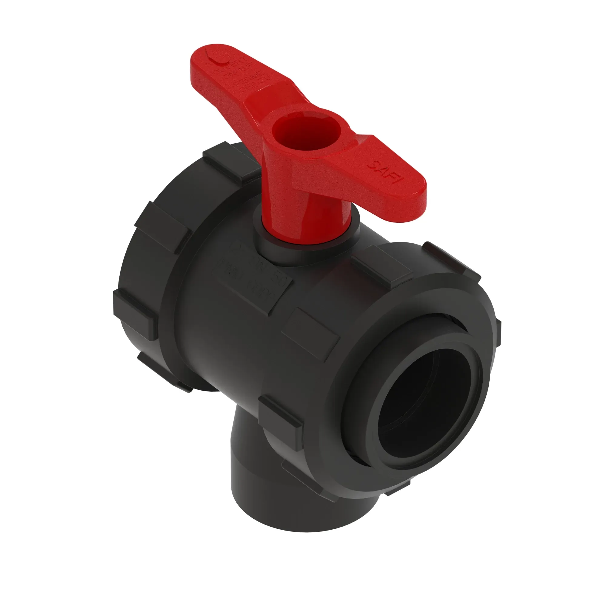 HAND VALVE, 3-WAY 2'' 2XIN/1X11/2''