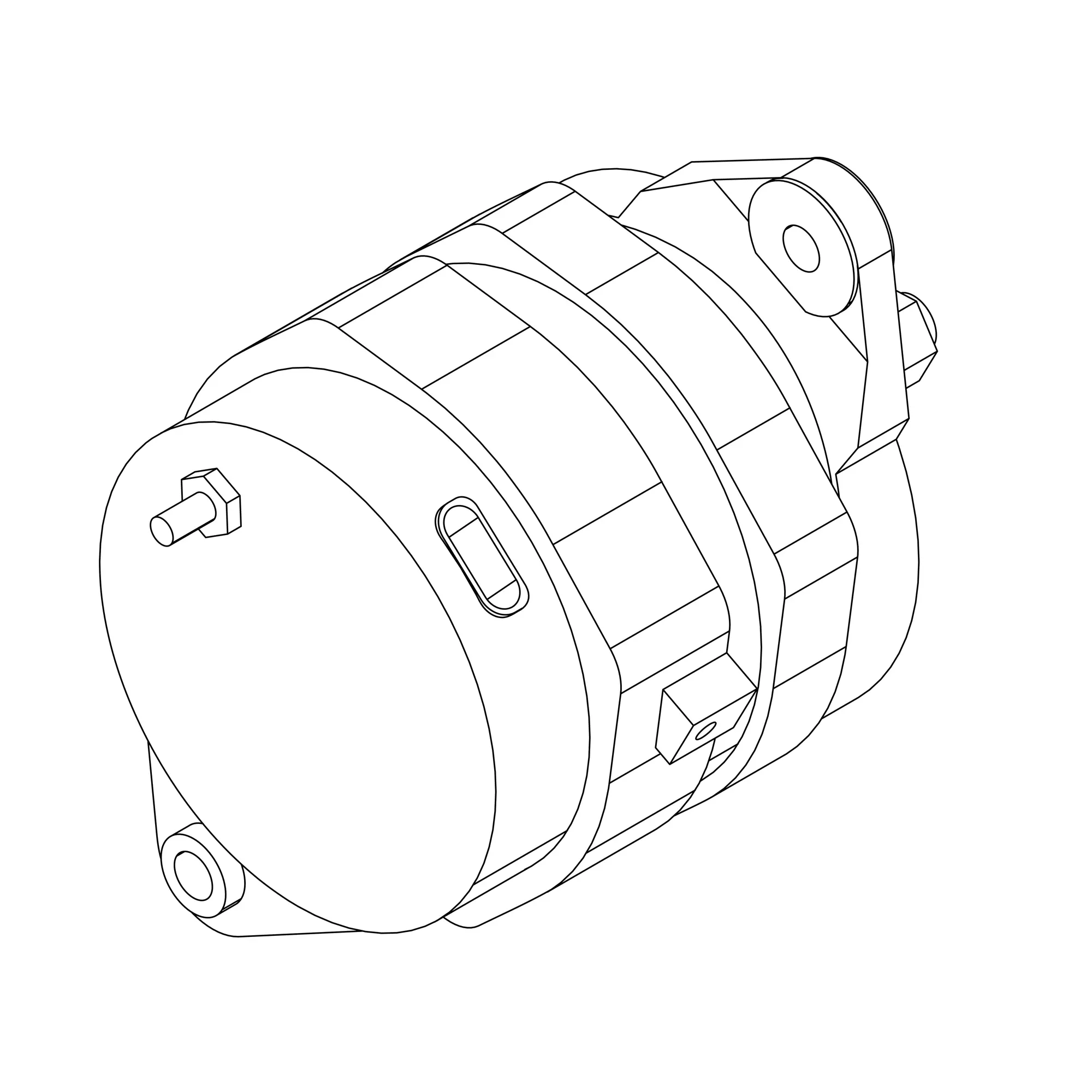 John Deere Hagie Alternator, 200 Amp - 5HG317300