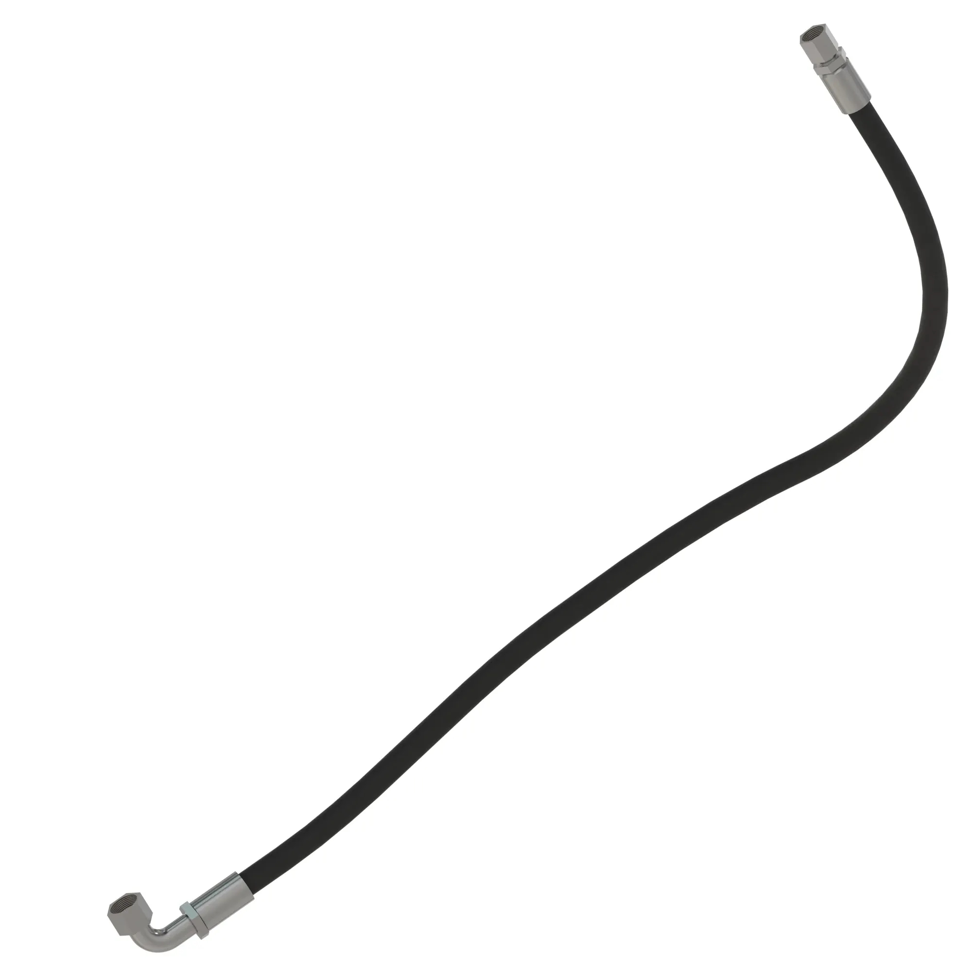 John Deere Hydraulic Actuated Control Valve to Elevator Drive Motor Hydraulic Hose - AXT22291