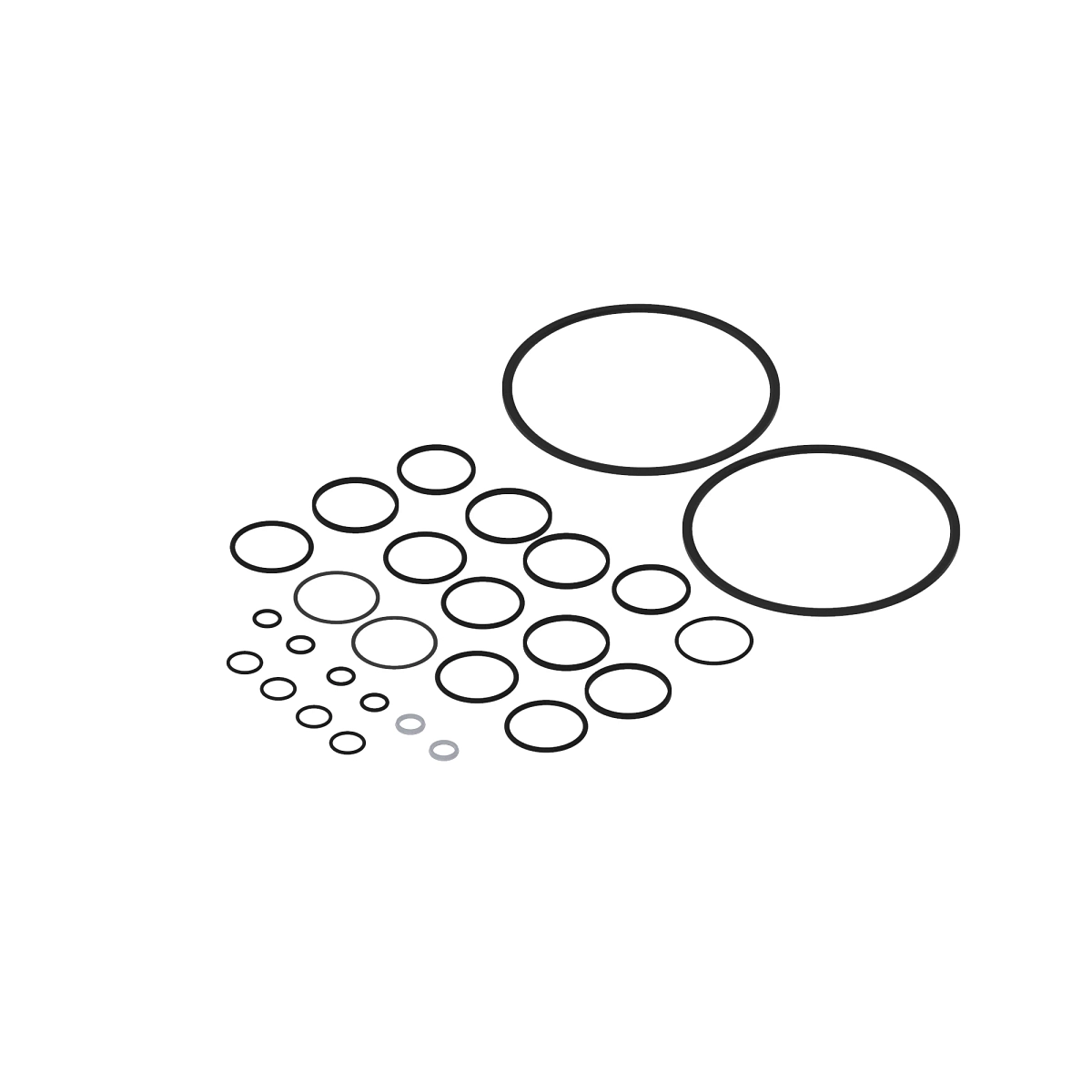 Kit, Seals Brake Back Pr. Disc 7/6