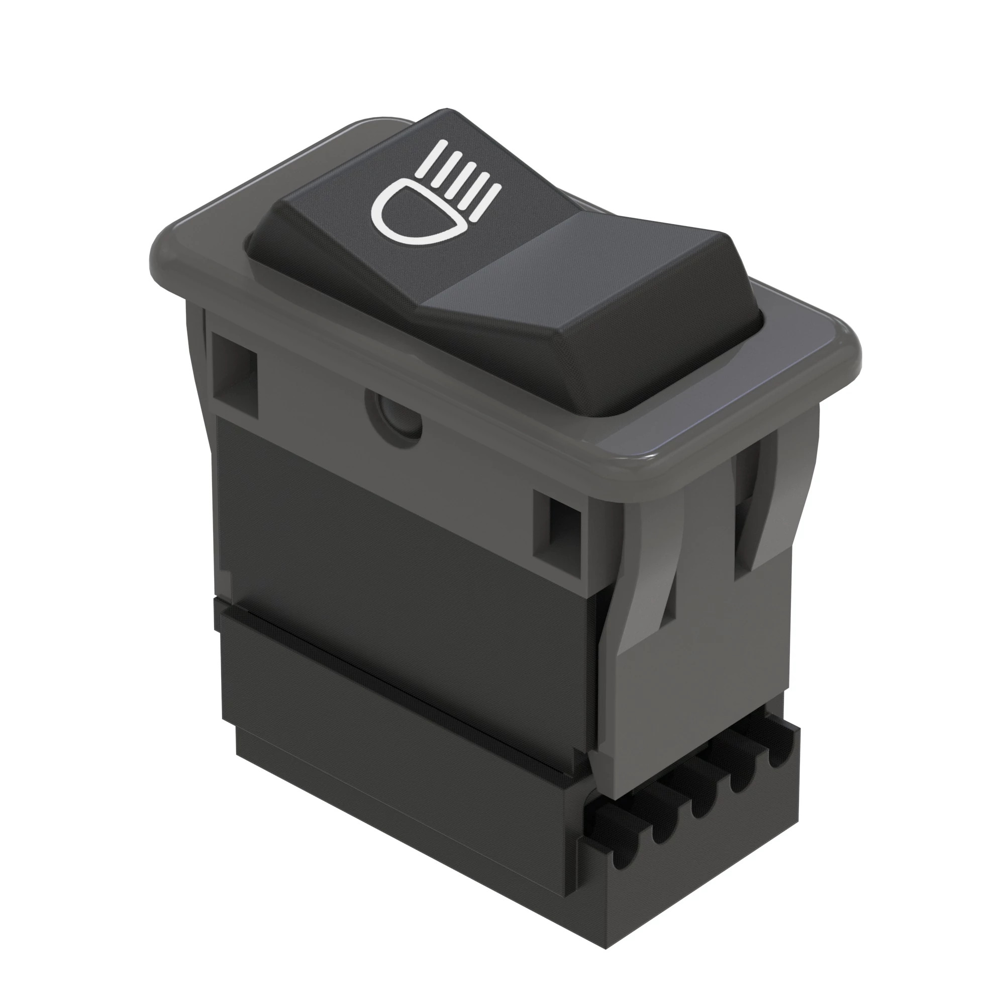 TOGGLE/ROCKER SWITCH, FRONT WORKING