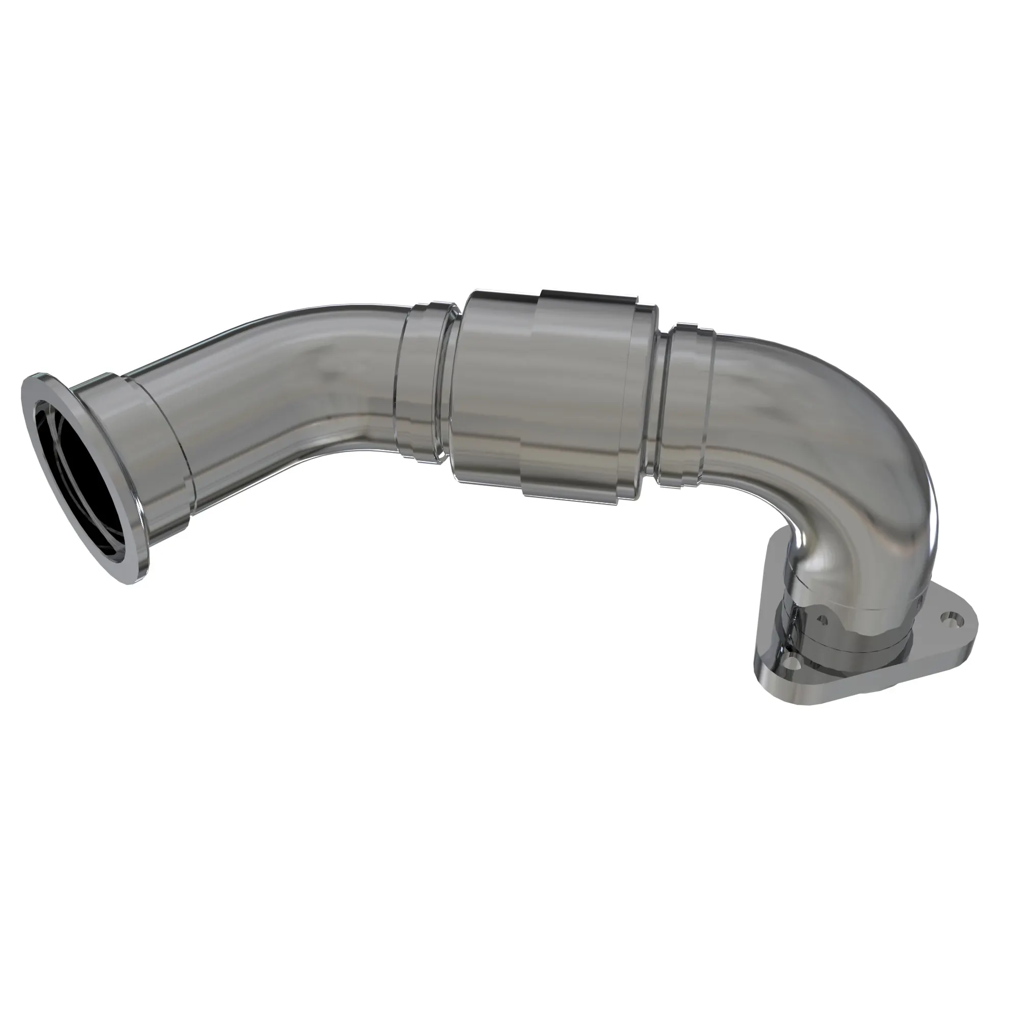EGR Cold pipe with mesh around bellows