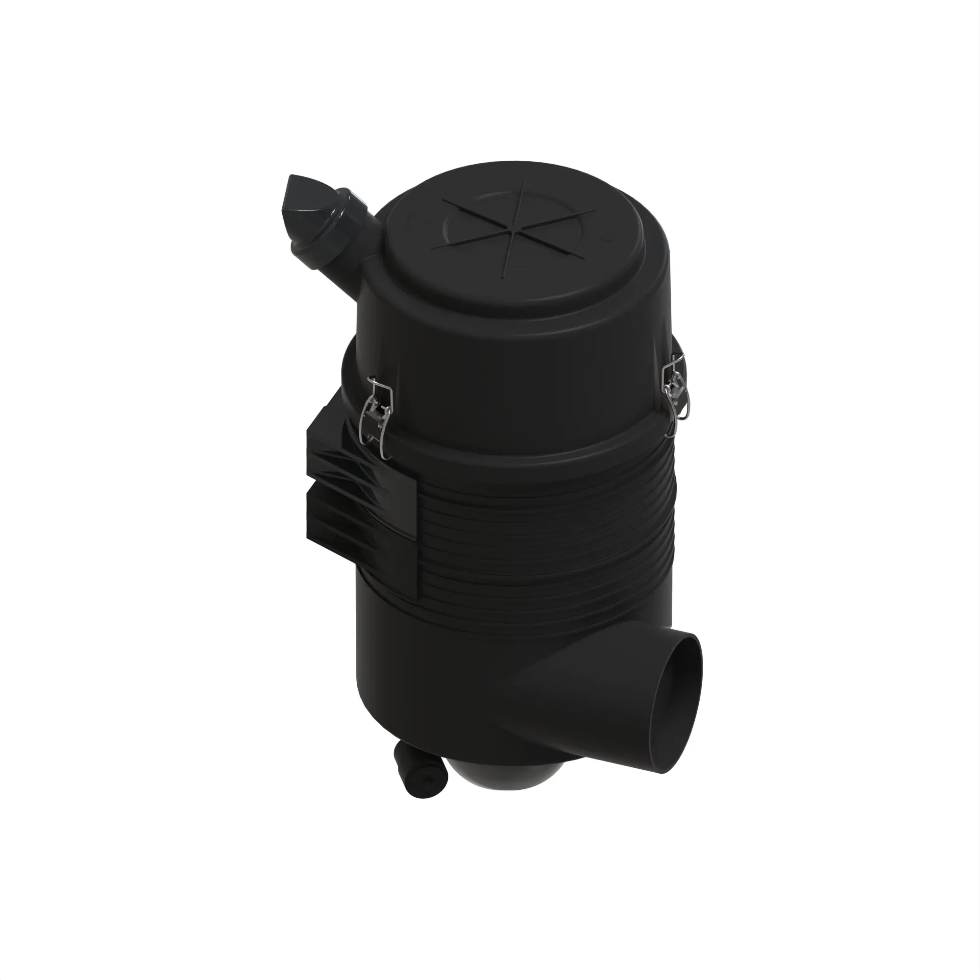 John Deere Air Cleaner Assembly with Dust Unloader Valve - RE536605