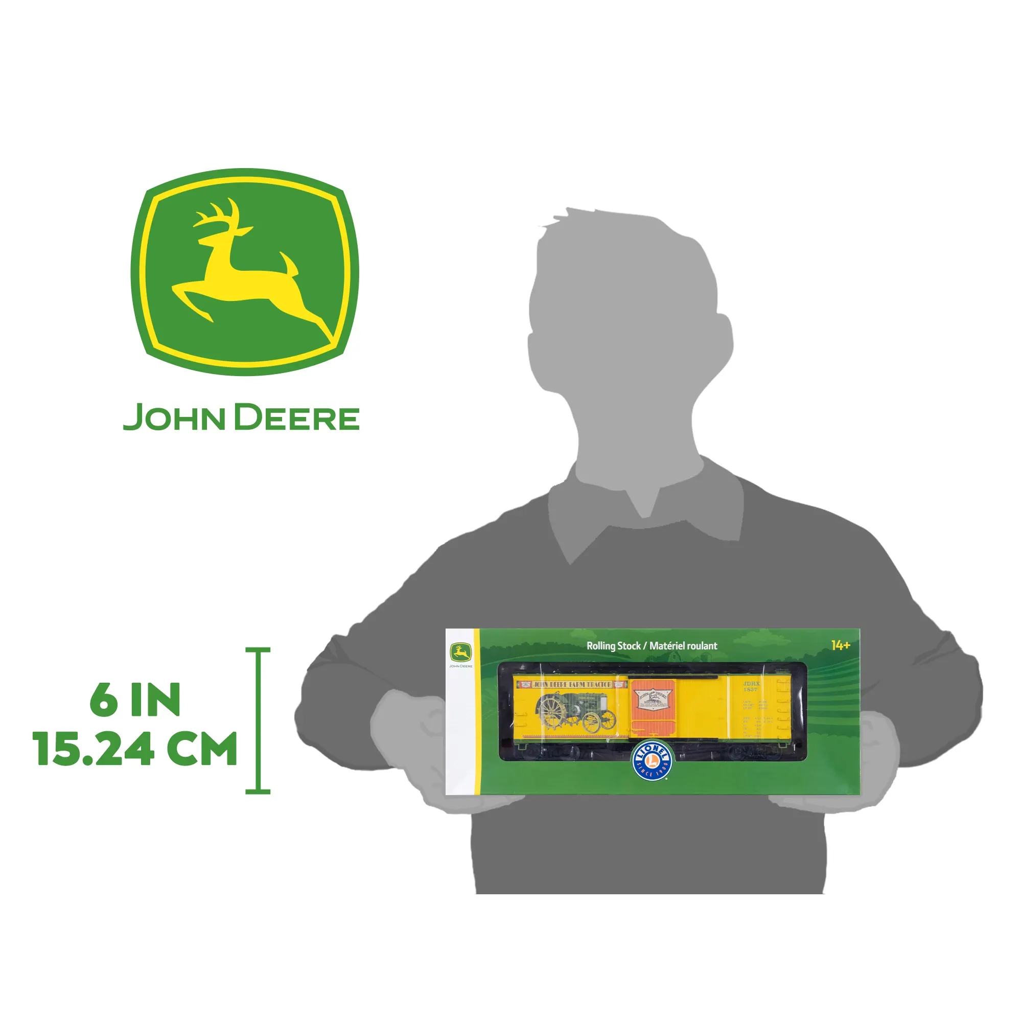 Lionel Trains® John Deere Double Sheathed Boxcar 
