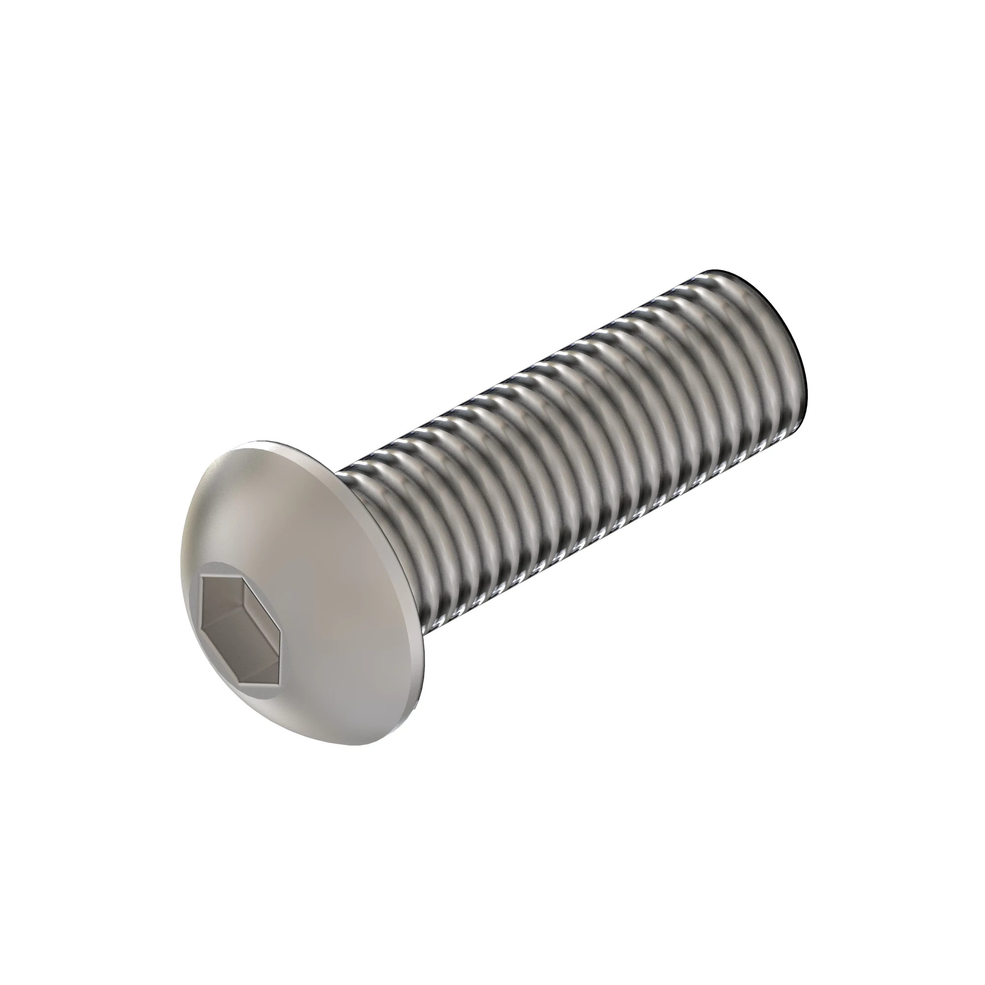 SCREW, HEX SKT BUTTON HD, METRIC