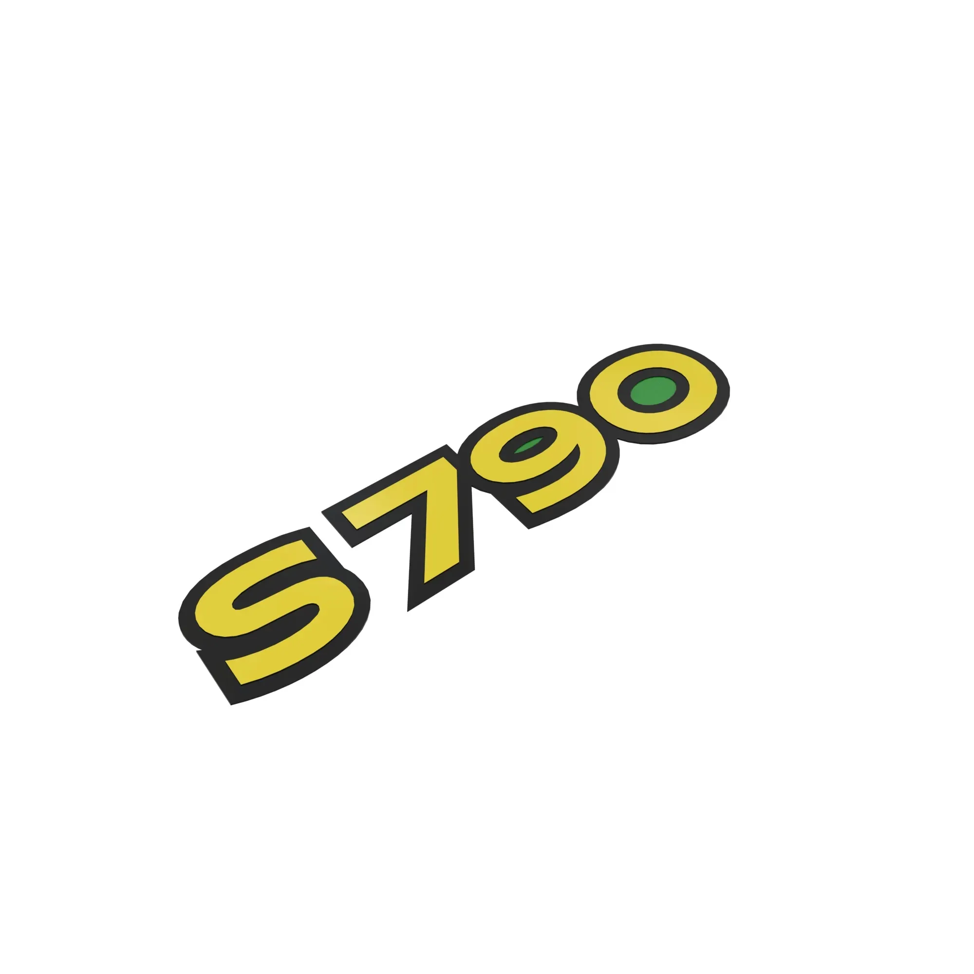 John Deere S790 Model Number Label - HXE111550