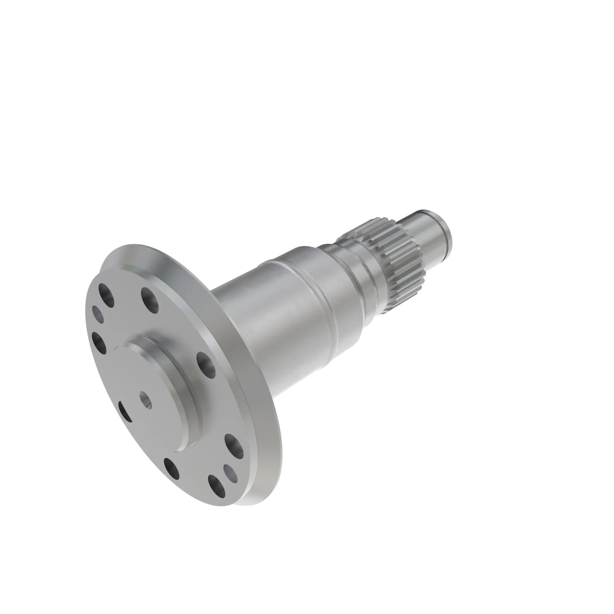 John Deere Lower Rear Feedroll Flange Shaft - HXE100660