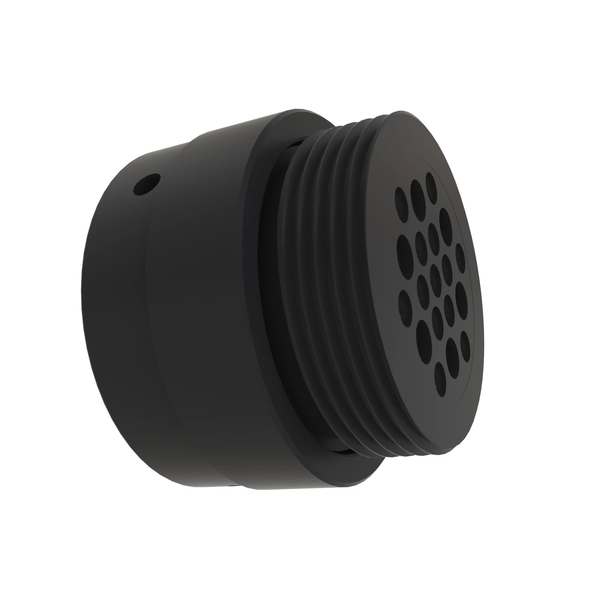 CONN DEUTSCH HDP20 19W FS BLK PLSTC