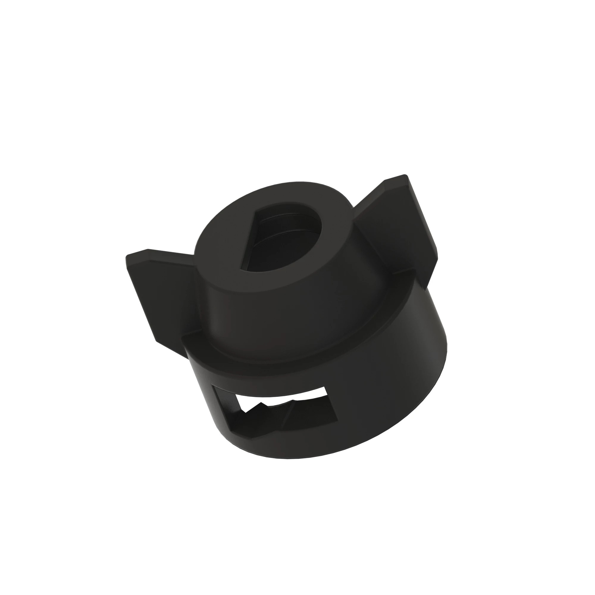 CAP, TEEJET FLAT GROOVE BLACK
