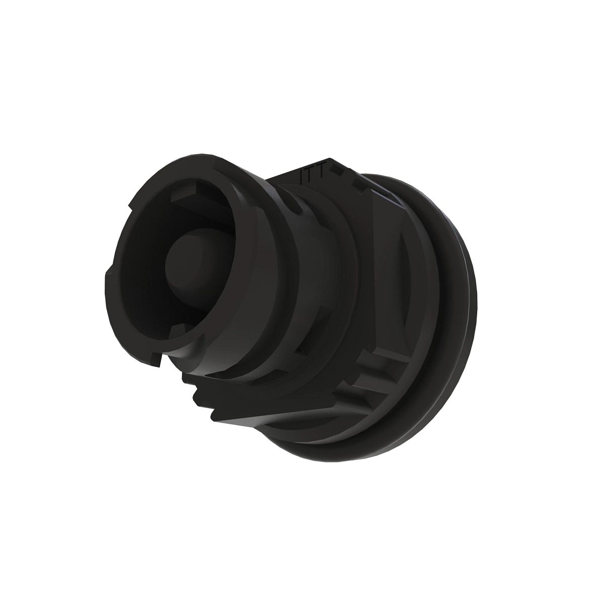Accy Itt Apd Jam Nut Blk Plstc