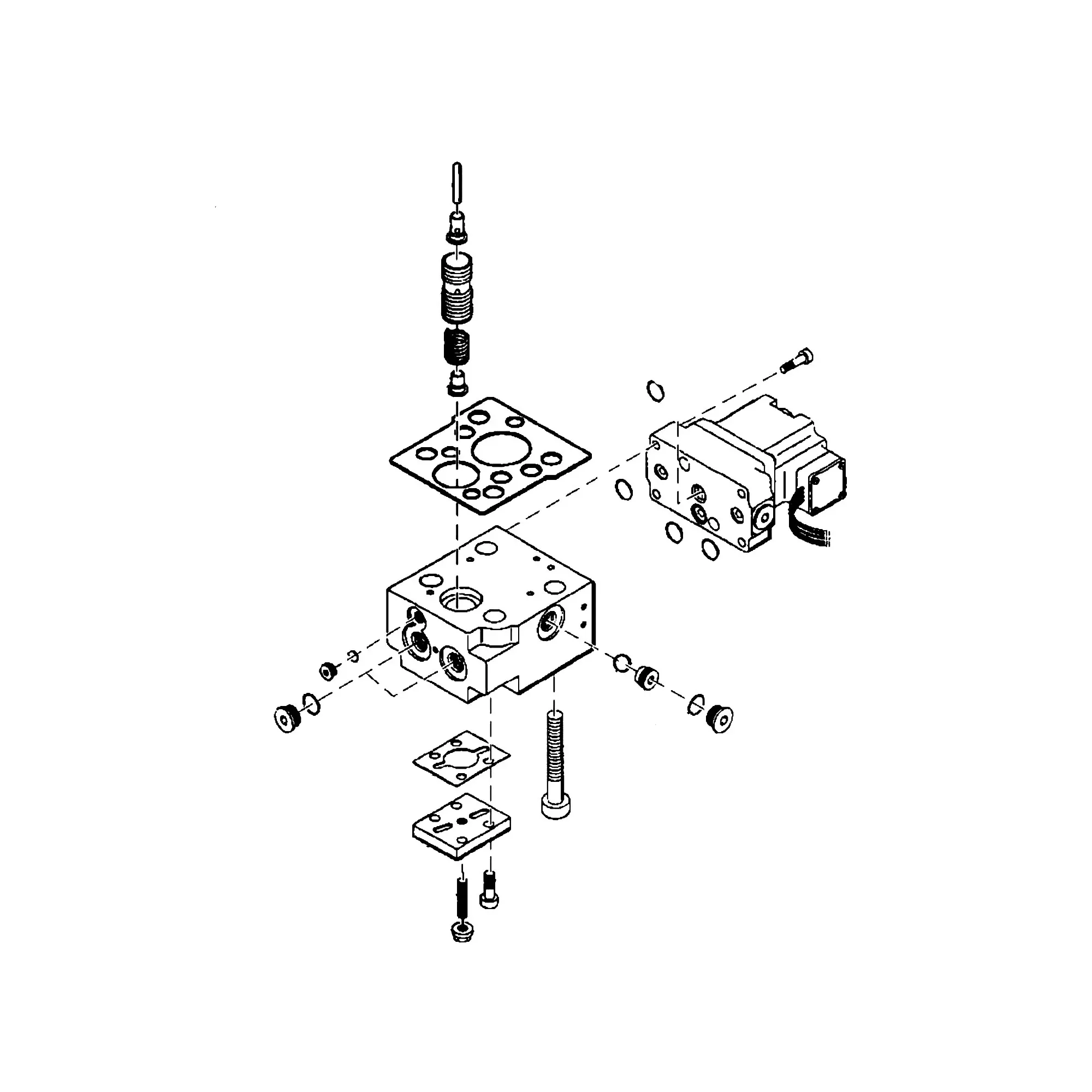 John Deere Motor Displacement Control Valve - AT173329