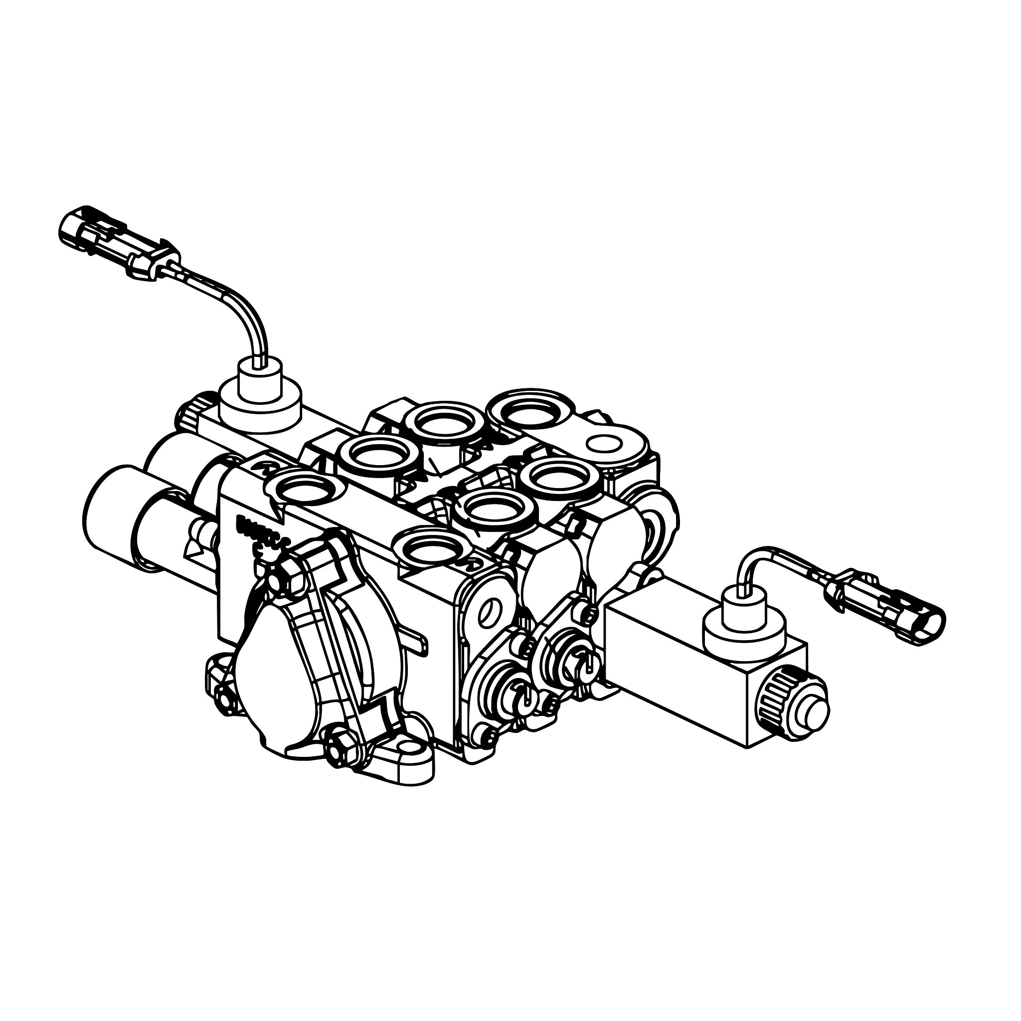 John Deere Mid Mount Loader Control Valve Stack - AL162451