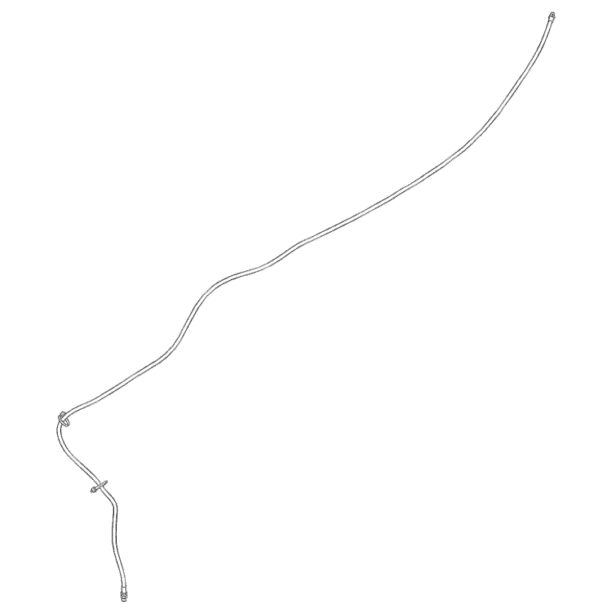 John Deere Axle Grease Hose - T399235