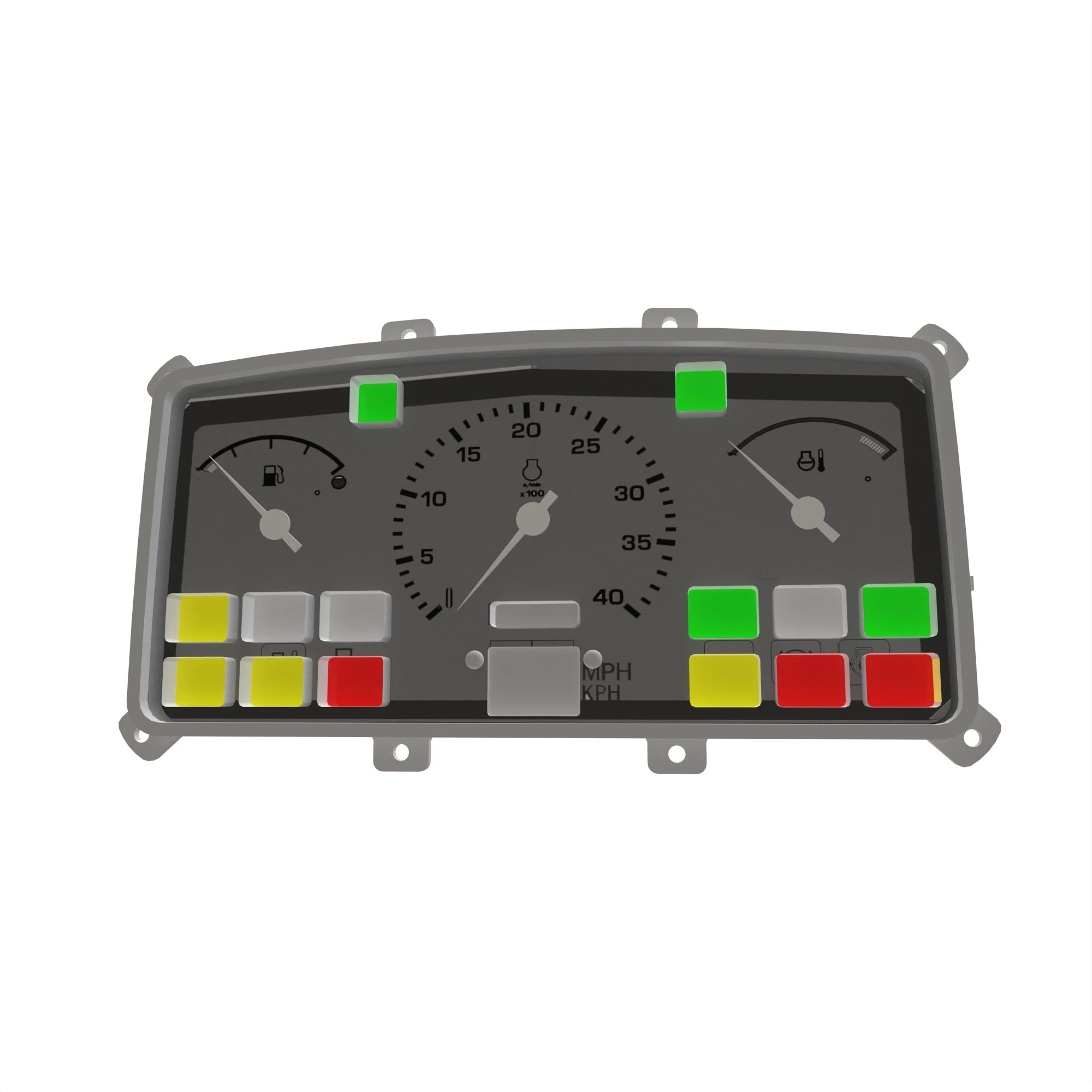 John Deere Instrument Cluster - TCA19583