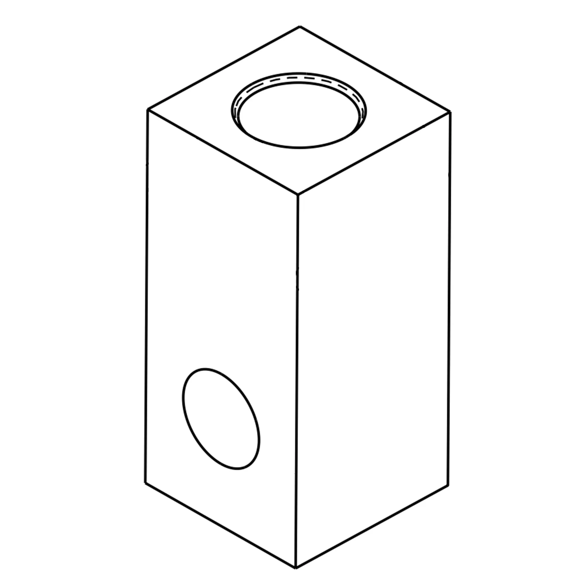 John Deere Boom Outer Wing Fold Cylinder Rod End - N312128