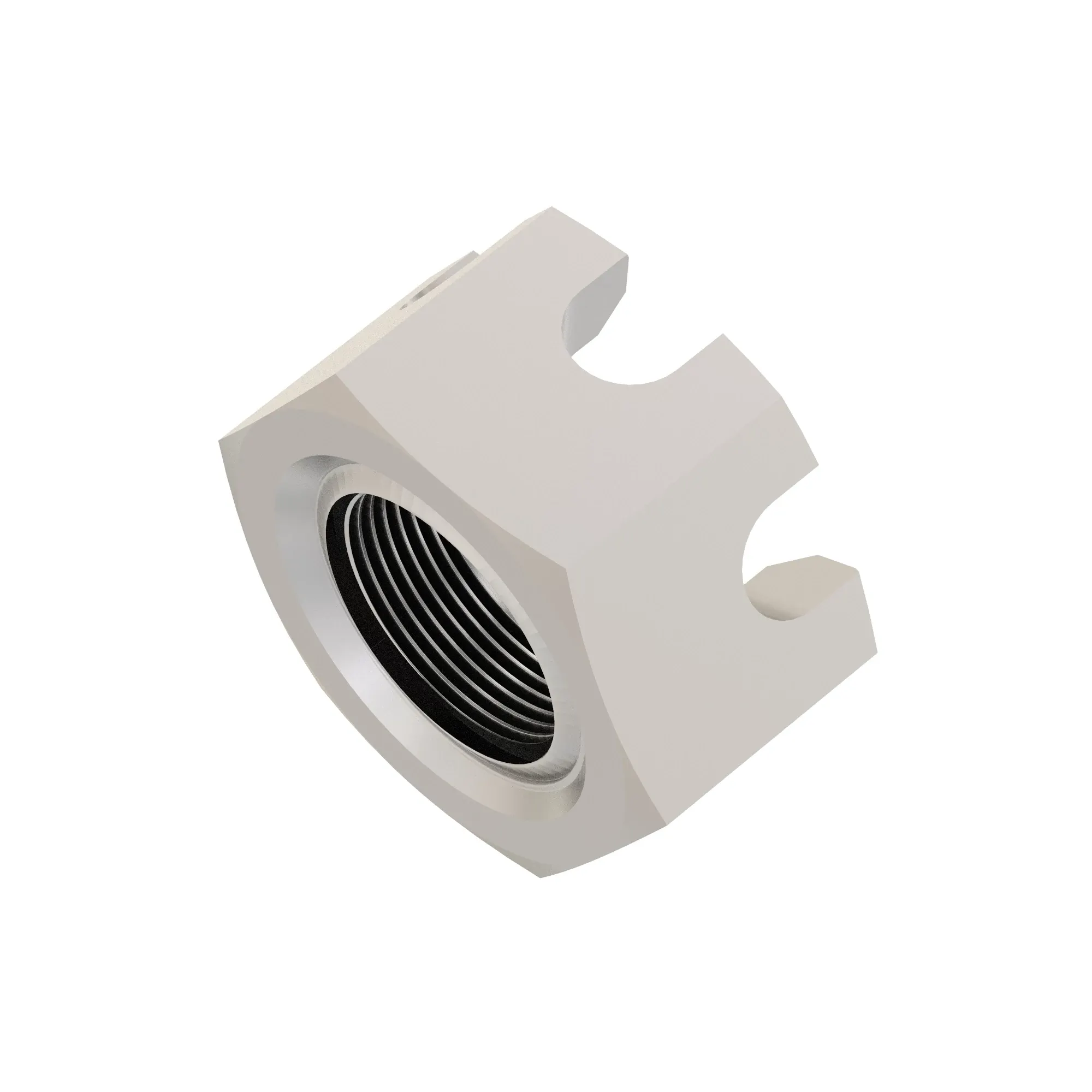 John Deere Hexagonal Slotted Nut, 3/8" - 14H936