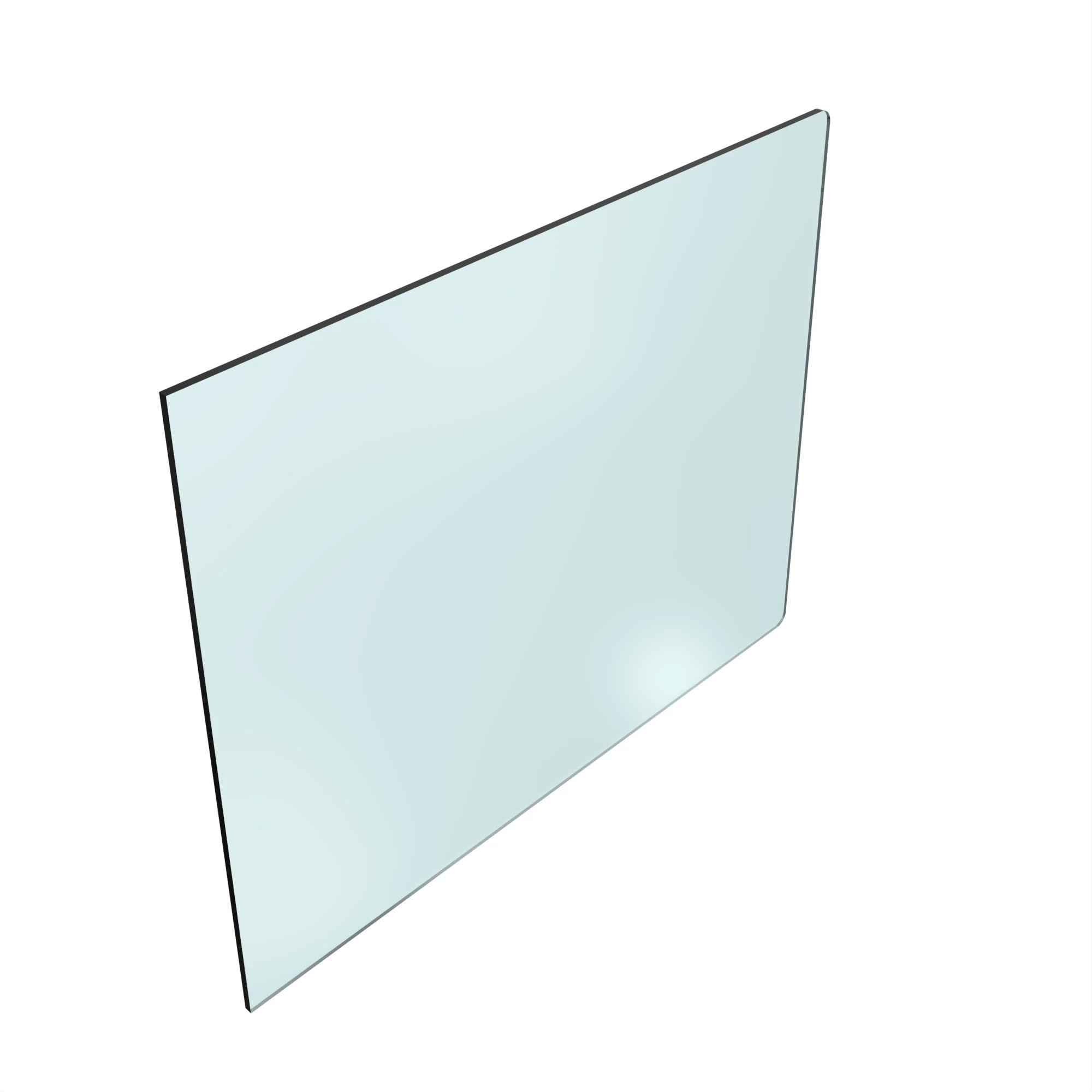 John Deere Left Side Rear Cab Windowpane - HXE49429