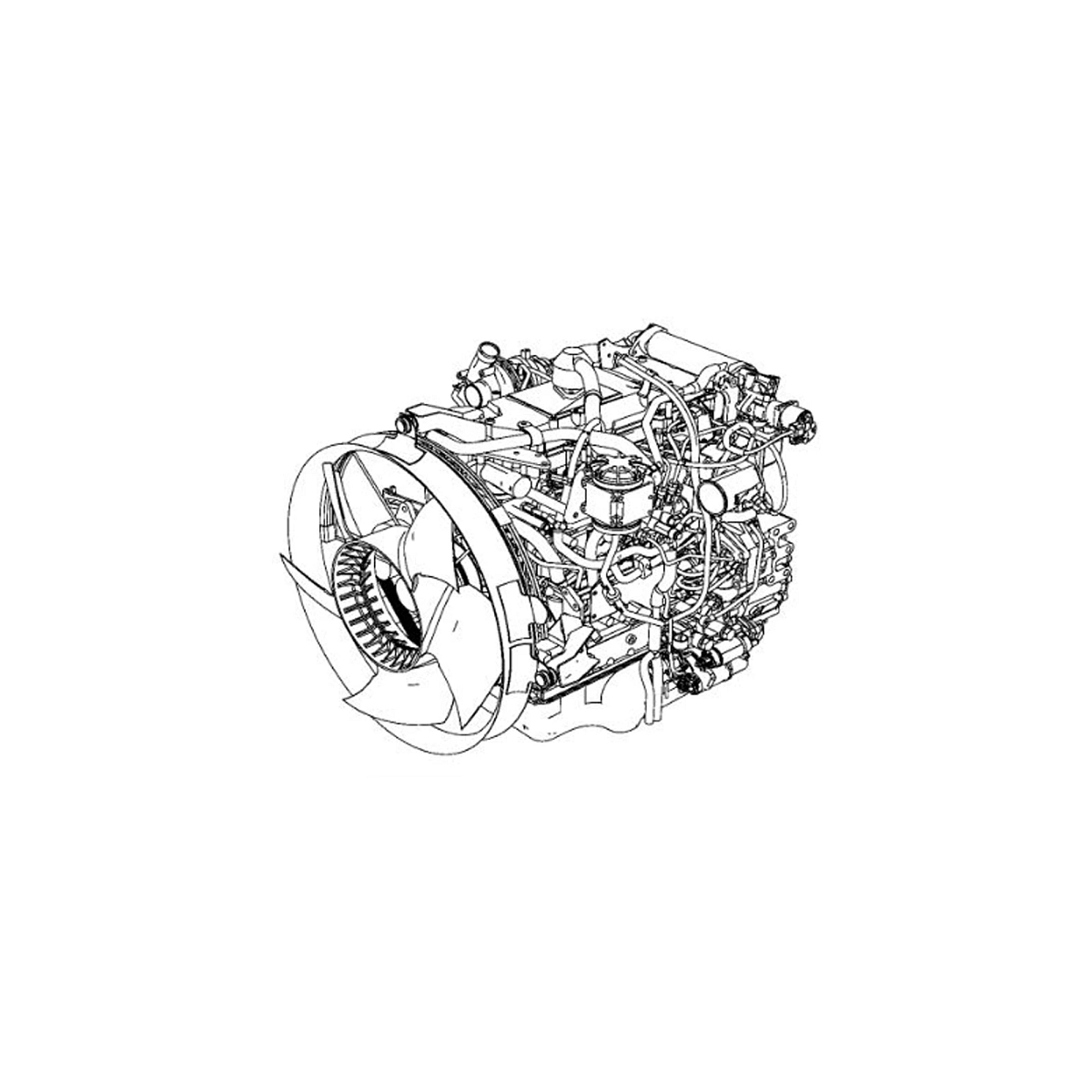John Deere Diesel Engine, 5.2 Liter - 4HK1XYSA01