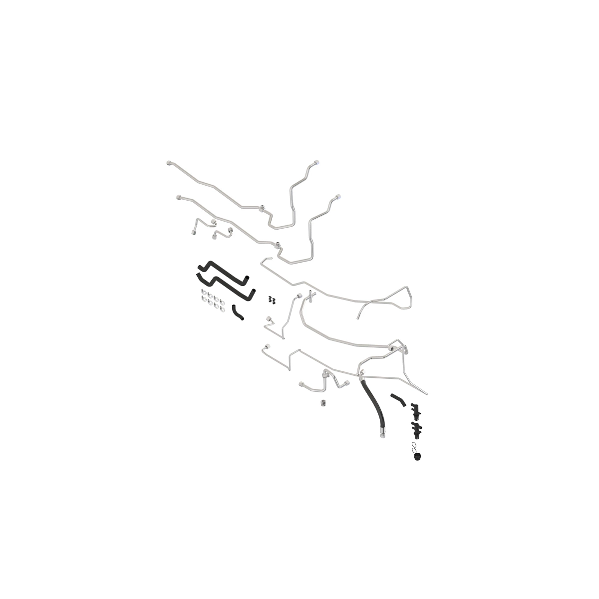 Oil Line, Steering Lines, W&W/O Tls