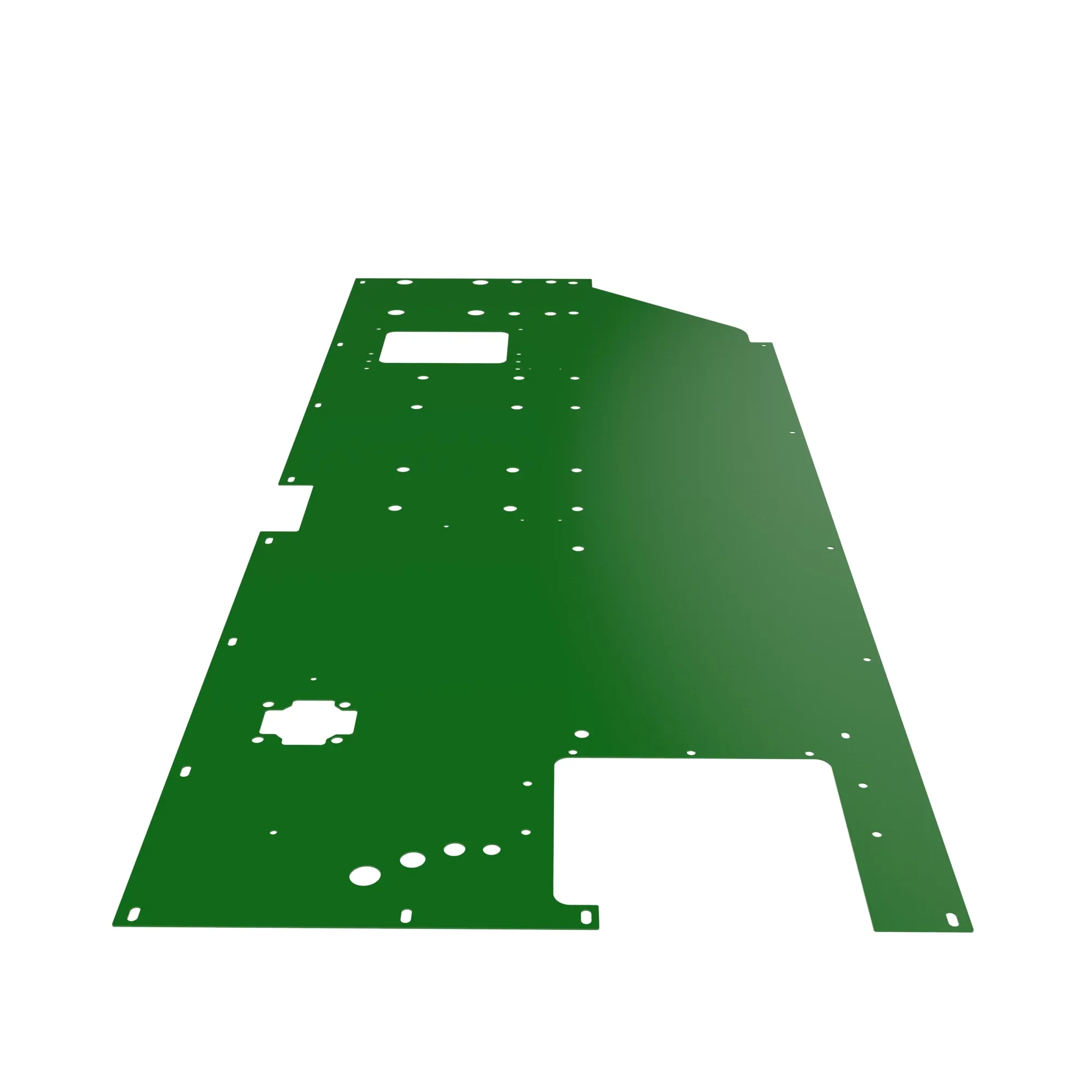 John Deere Left Side Main Frame Top Shields Sheet - KK55997