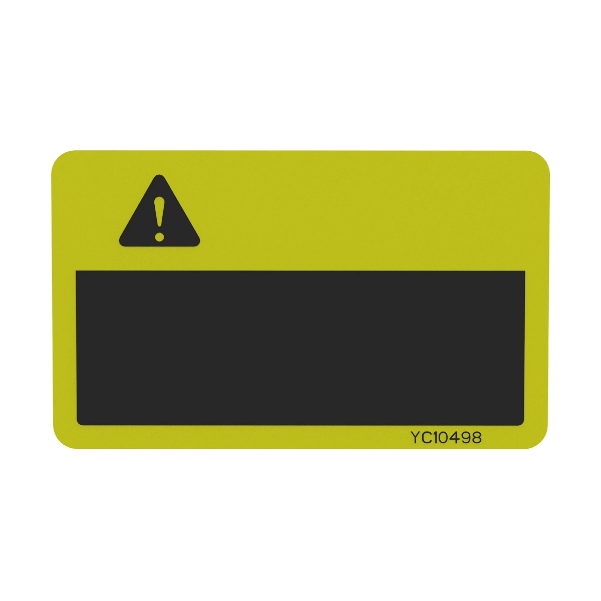 Sign Warning Ladder