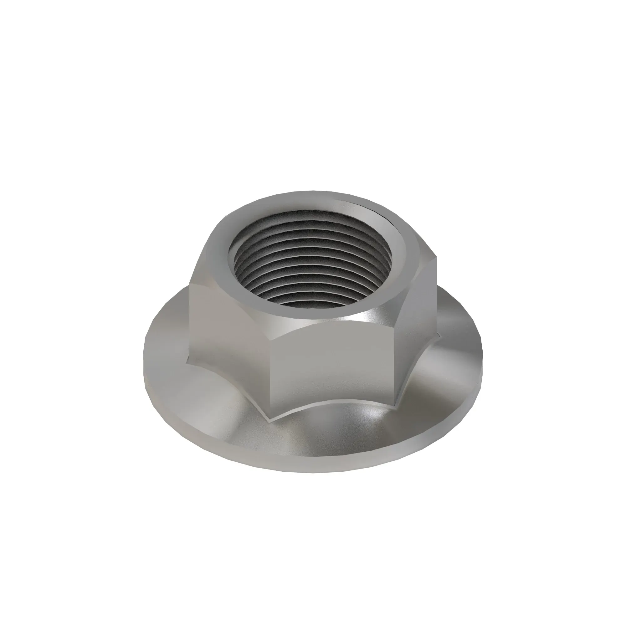 NUT 7/16 FLANGE LOCK