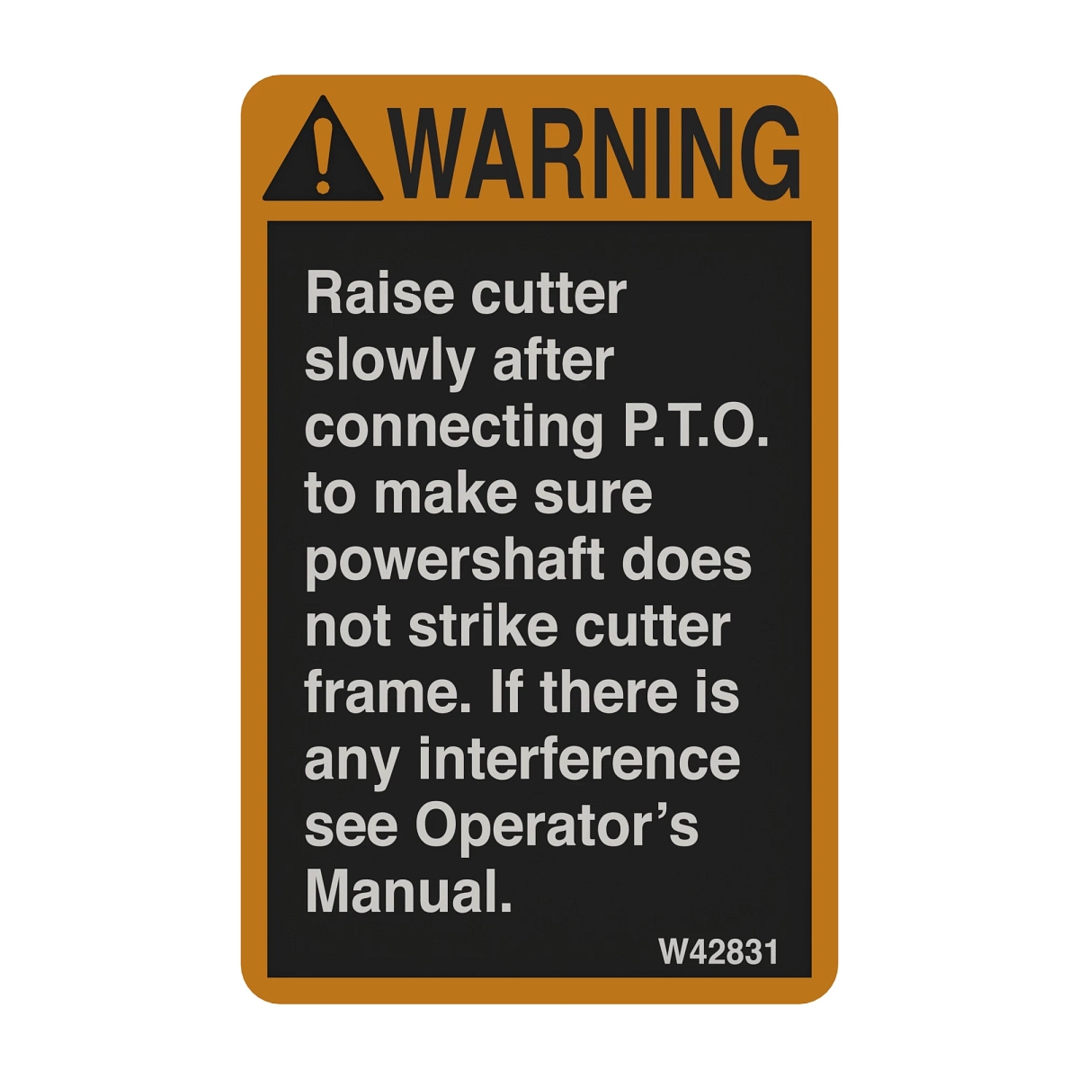 Safety Sign, Label (Warning)