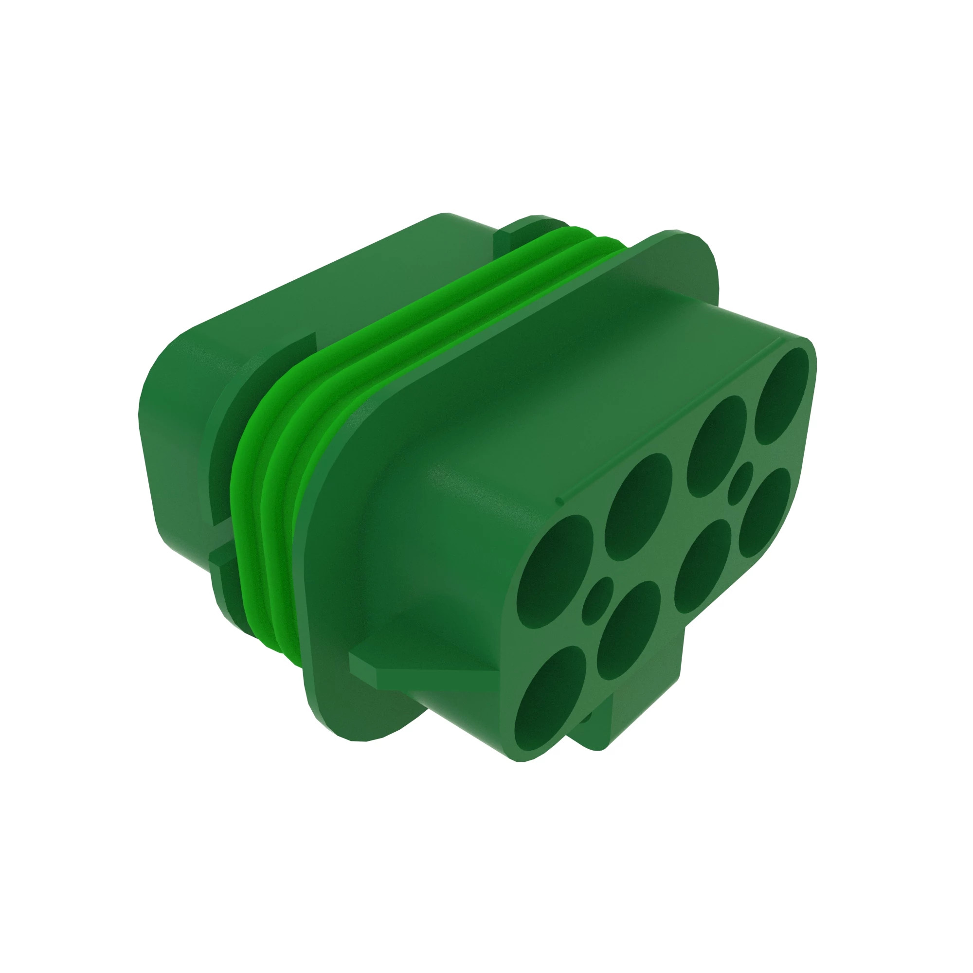 CONN COOPER 32000 6W MS GRN PLSTC