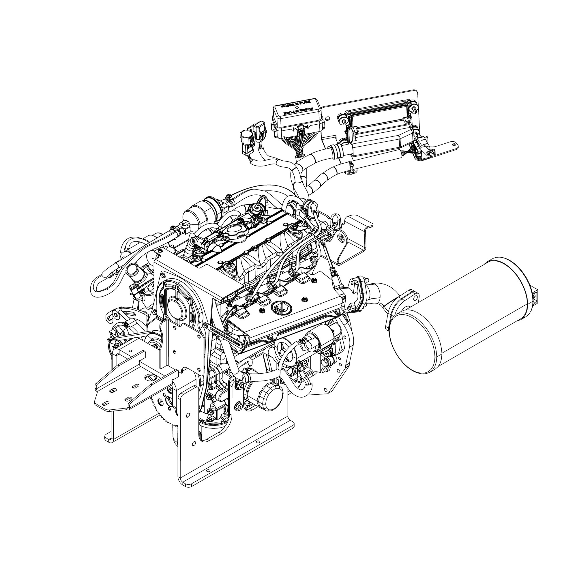 John Deere Gasoline Engine - AUC15316