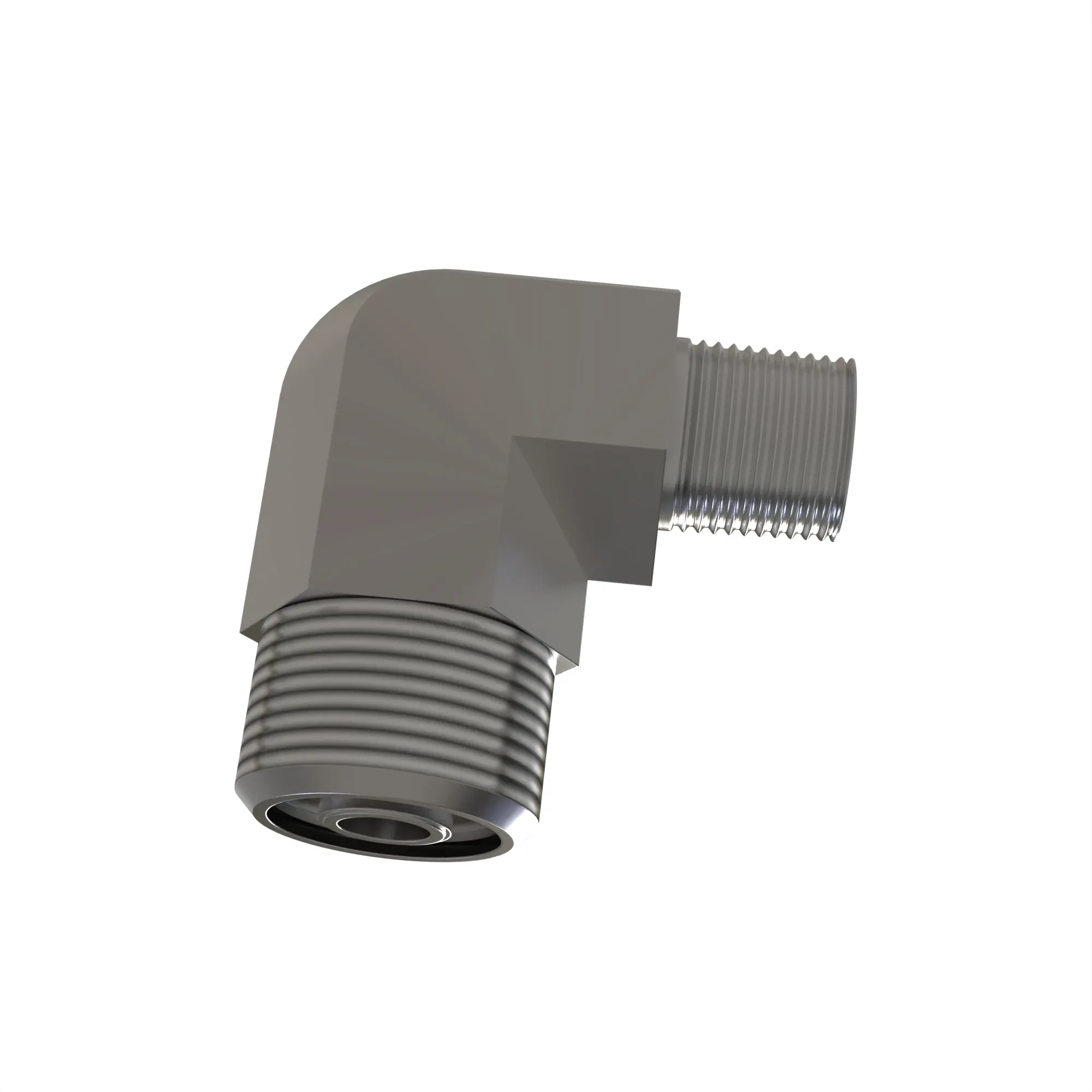 ELBOW FITTING, 1/8 NPT - 4 ORFS