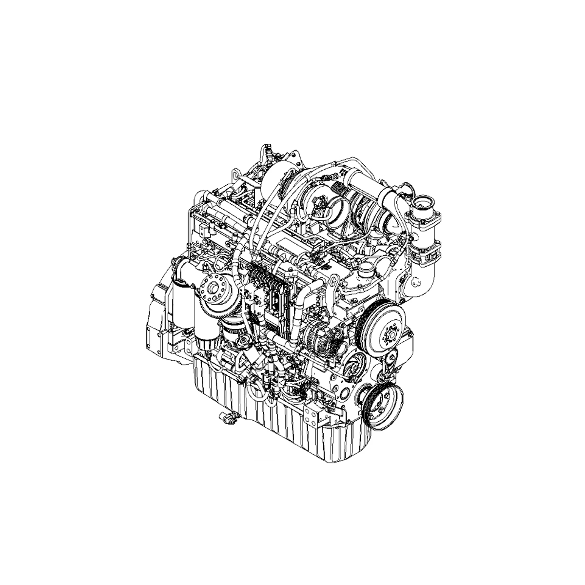 John Deere Reman REMAN Diesel Engine, 9 Liter, IT4 - SE502617