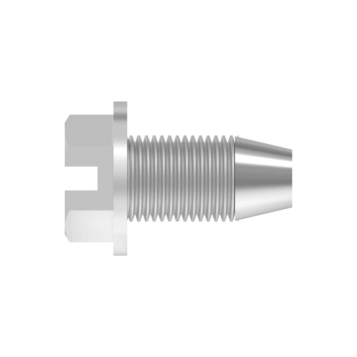 37H43: Parafuso Auto-Atarraxante Flangeado Sextavado, 0.164" X 3/8"