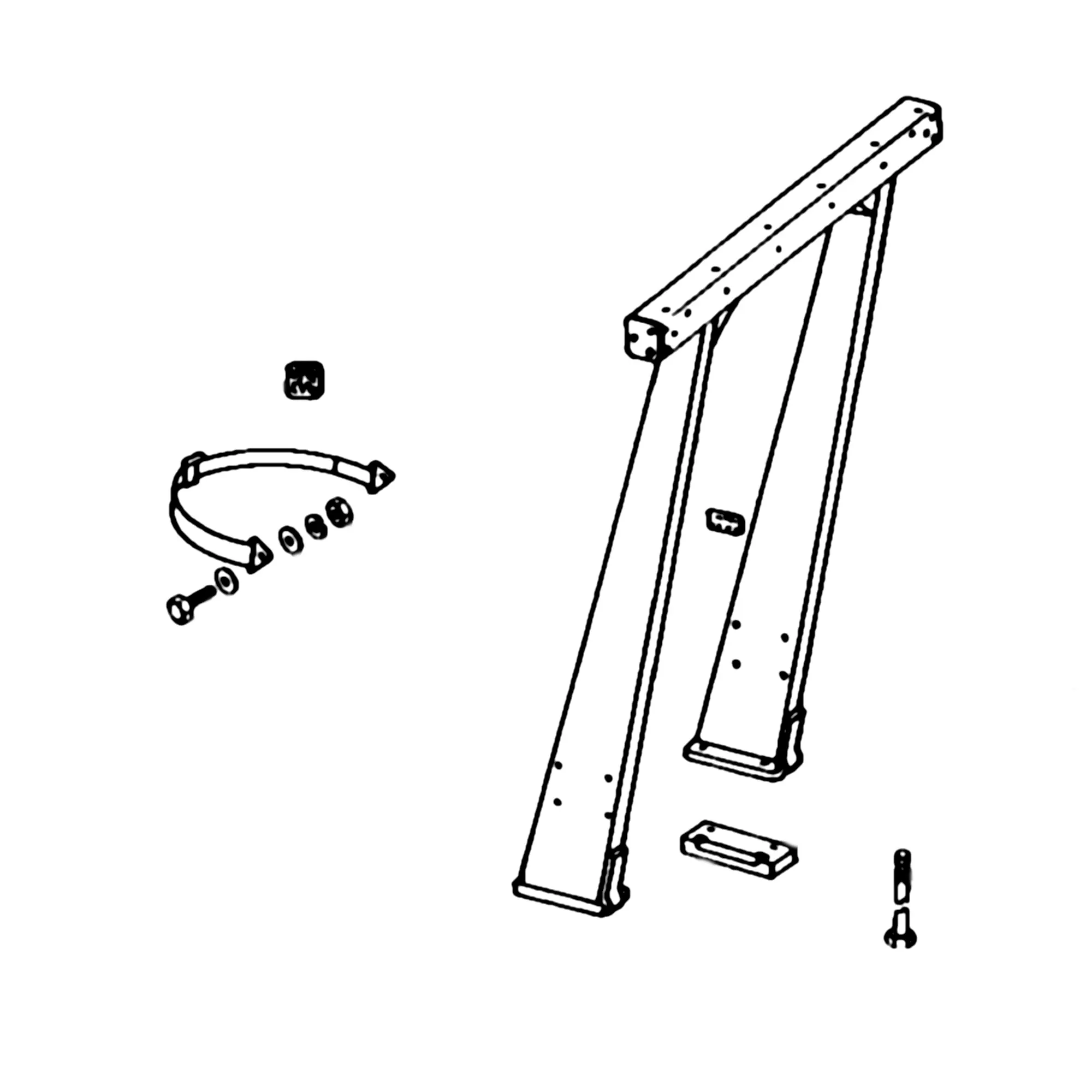 John Deere Roll-Gard™ ROPS Frame - AR51416