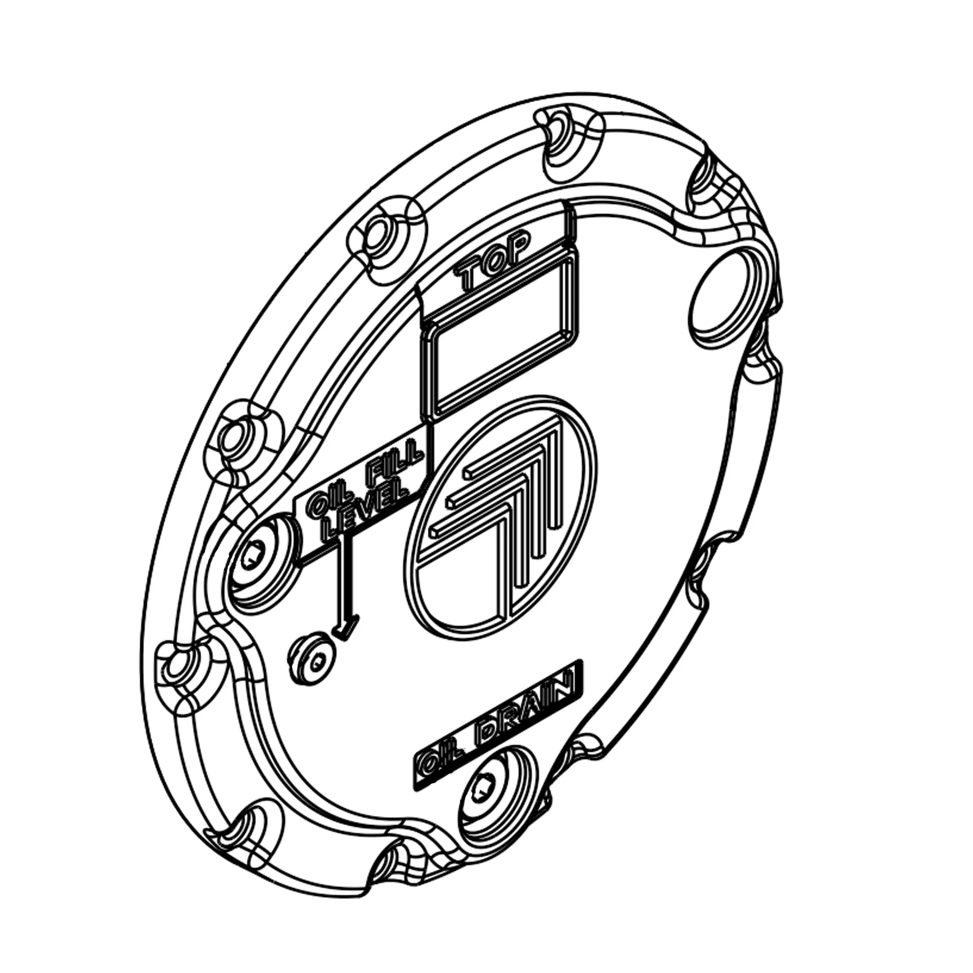 John Deere Drive Gearbox Cover - AN207736